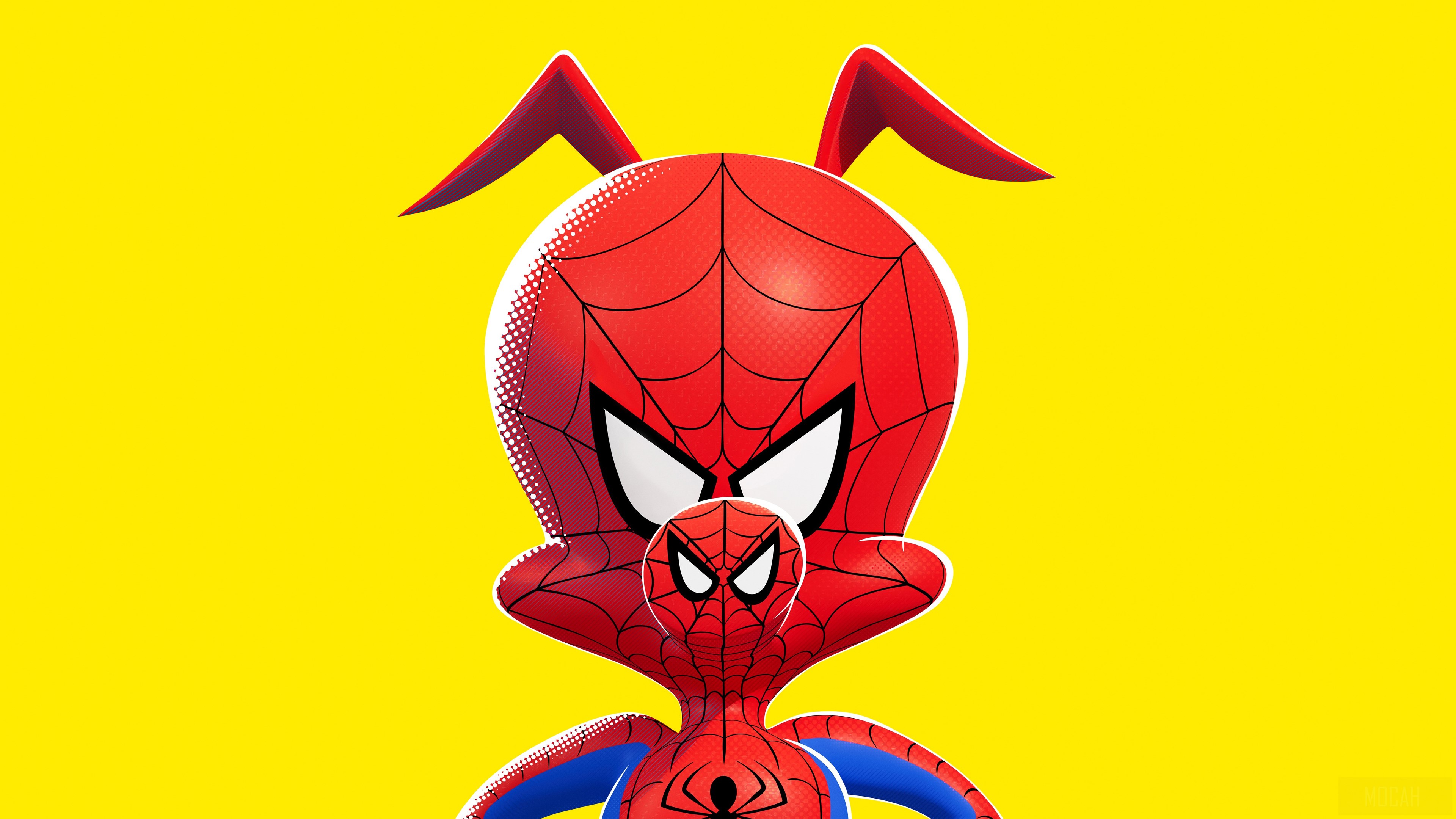 Spider Ham from Spider-Man: Into the Spider-Verse 4K HD Wallpaper