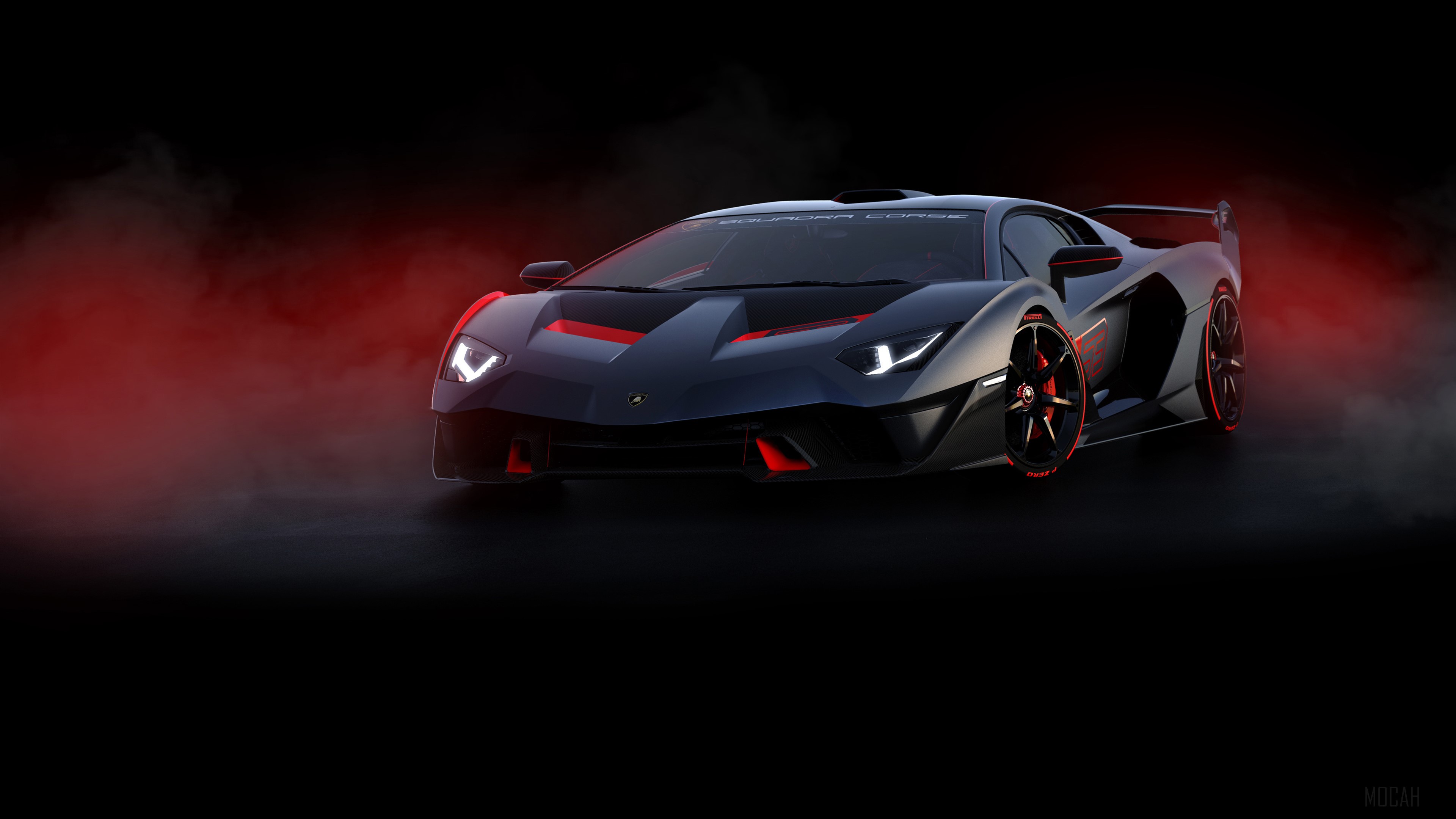 Lamborghini SC18 Alston Front View 4K HD Wallpaper