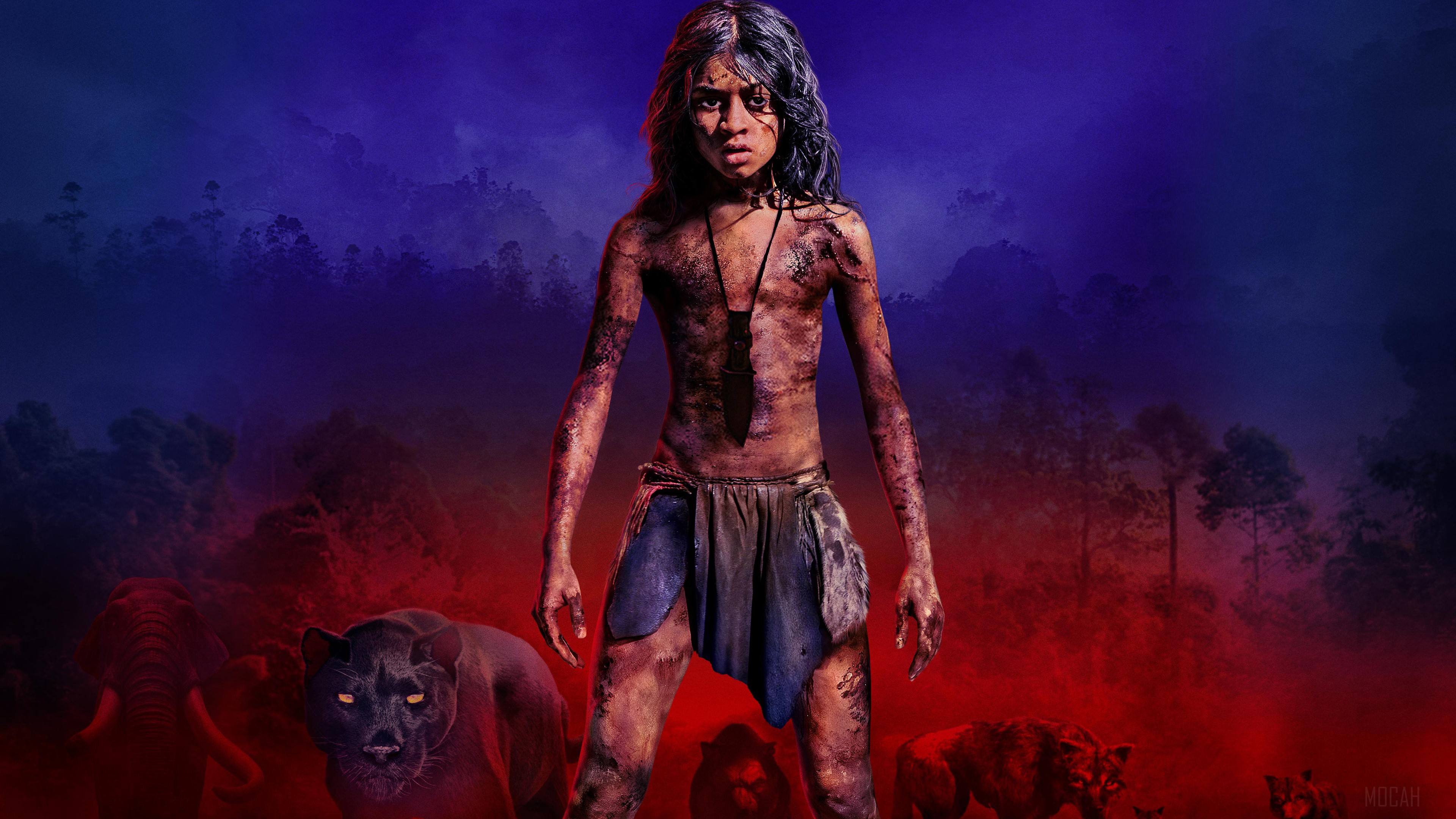 Mowgli from The Jungle Book 4K HD Wallpaper
