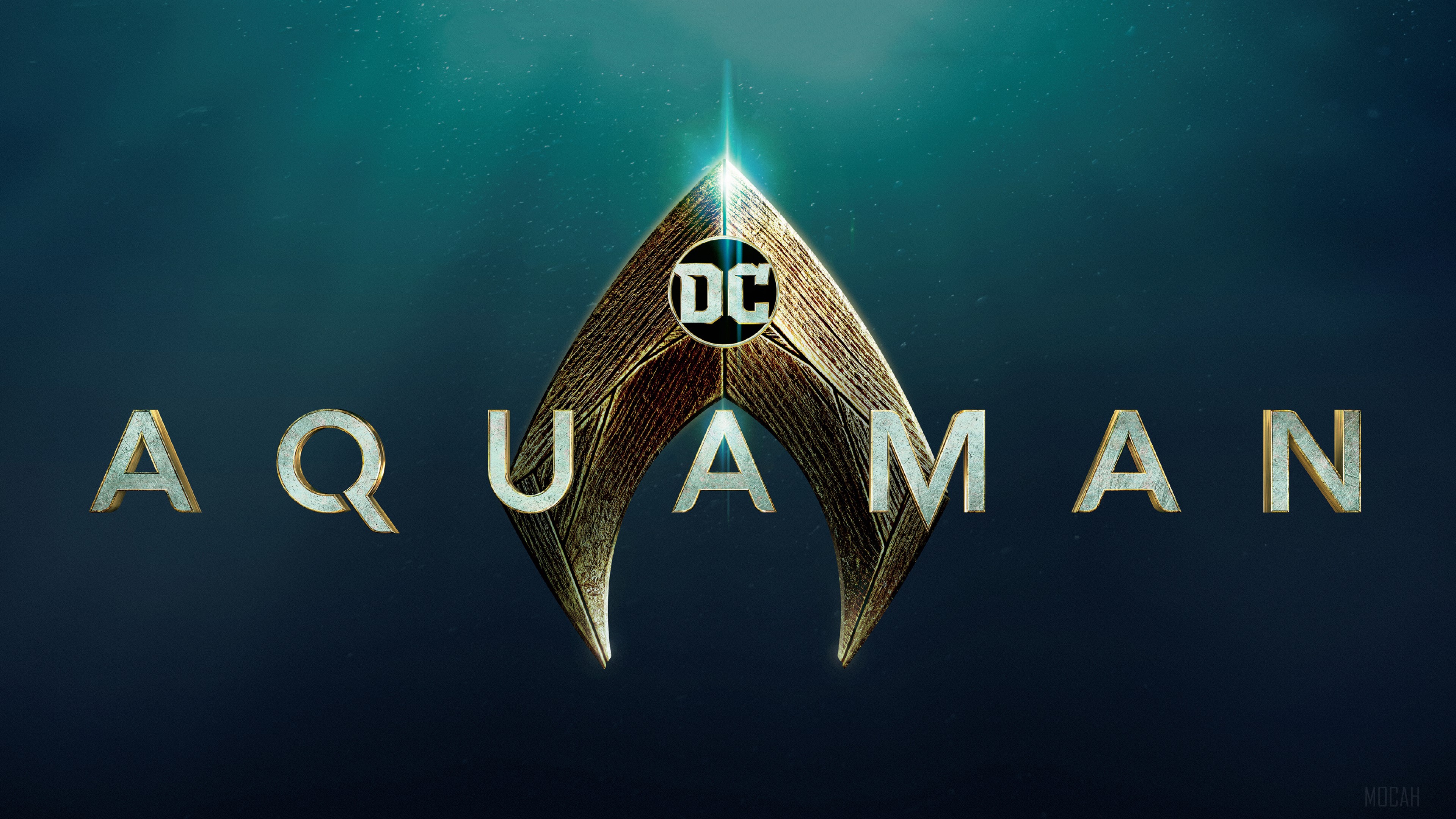 Aquaman DC Comics Logo 4K HD Wallpaper