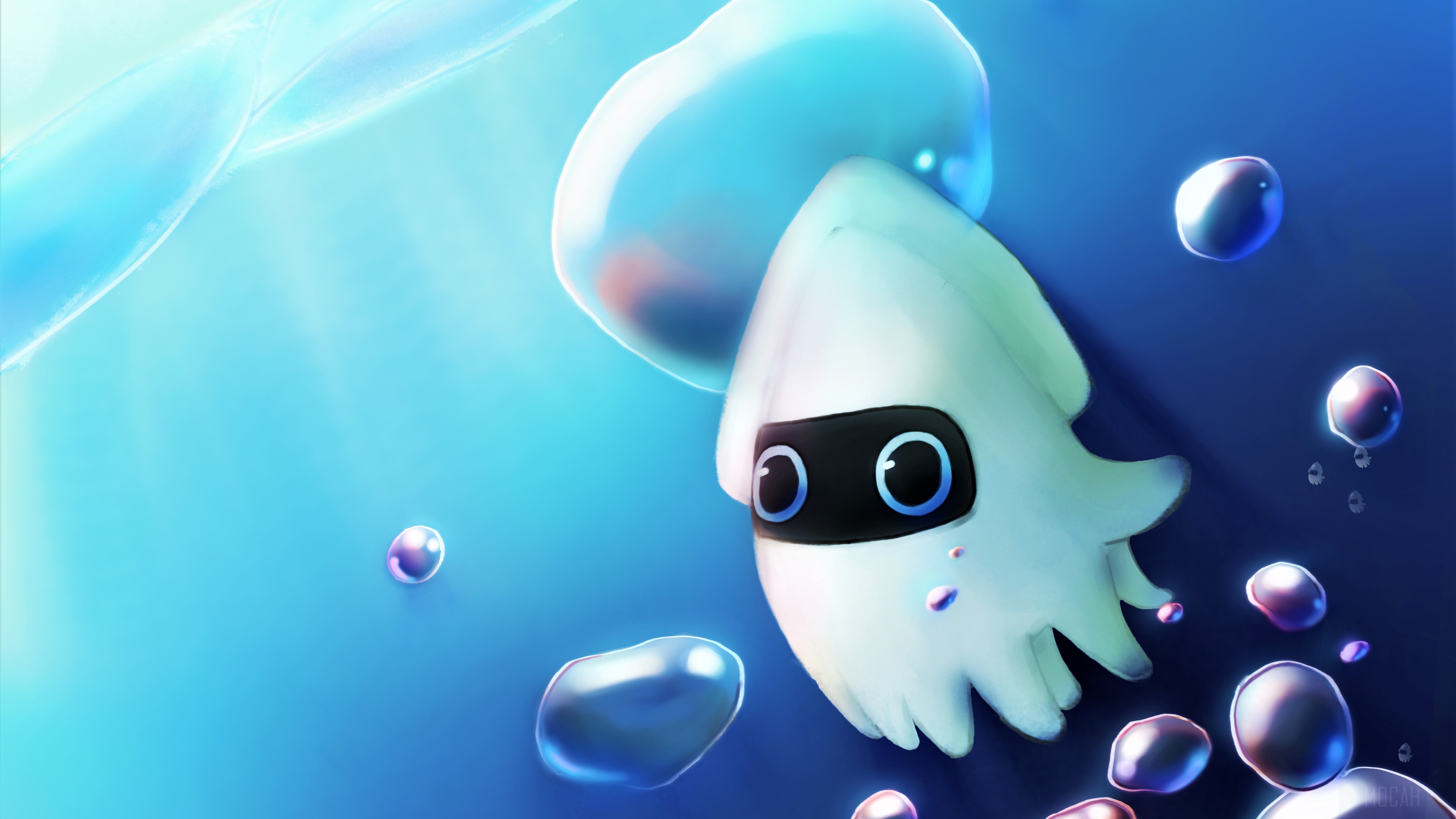 Cute Blooper Digital Art HD Wallpaper
