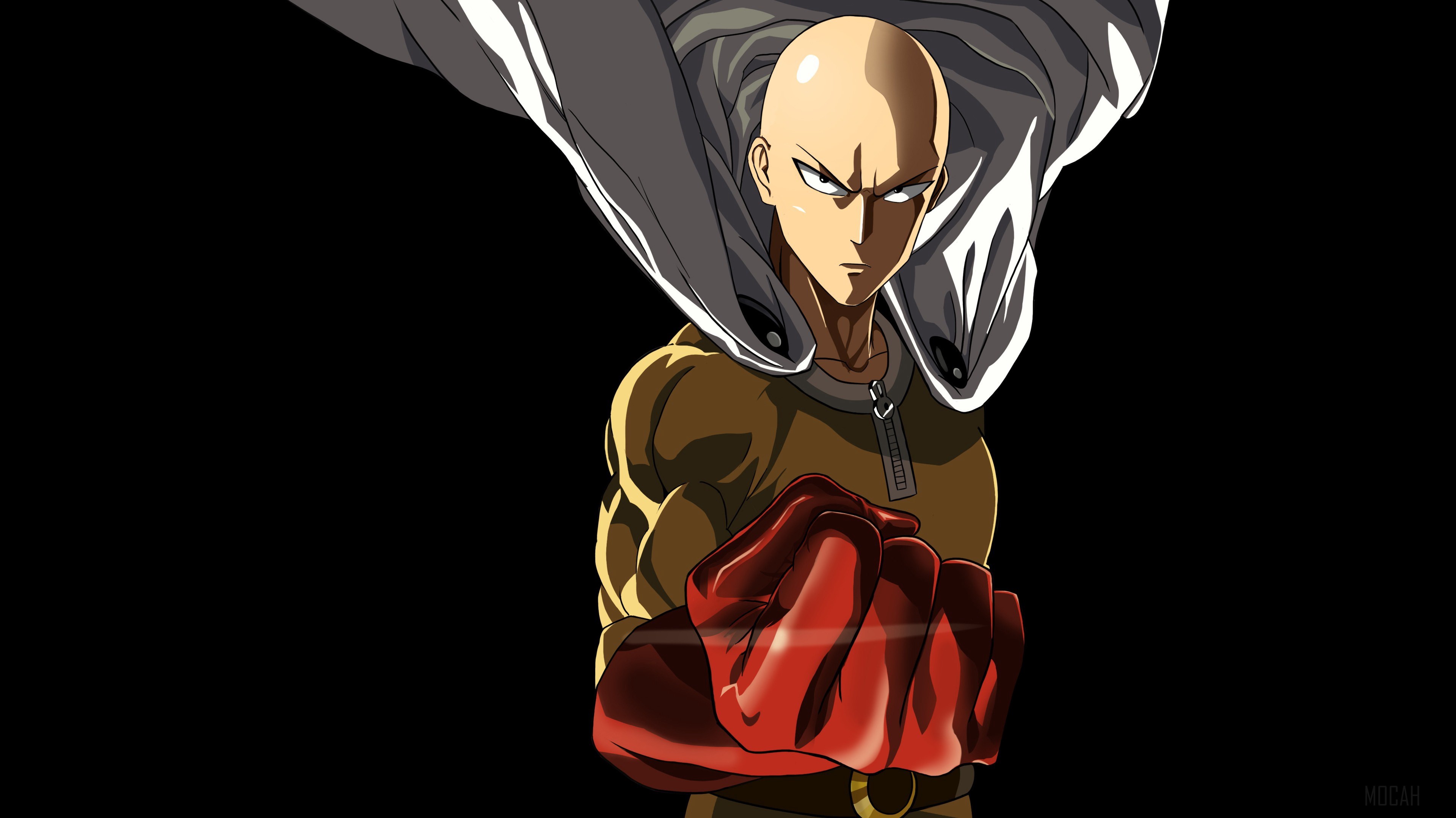 Saitama from One Punch Man 4K HD Wallpaper