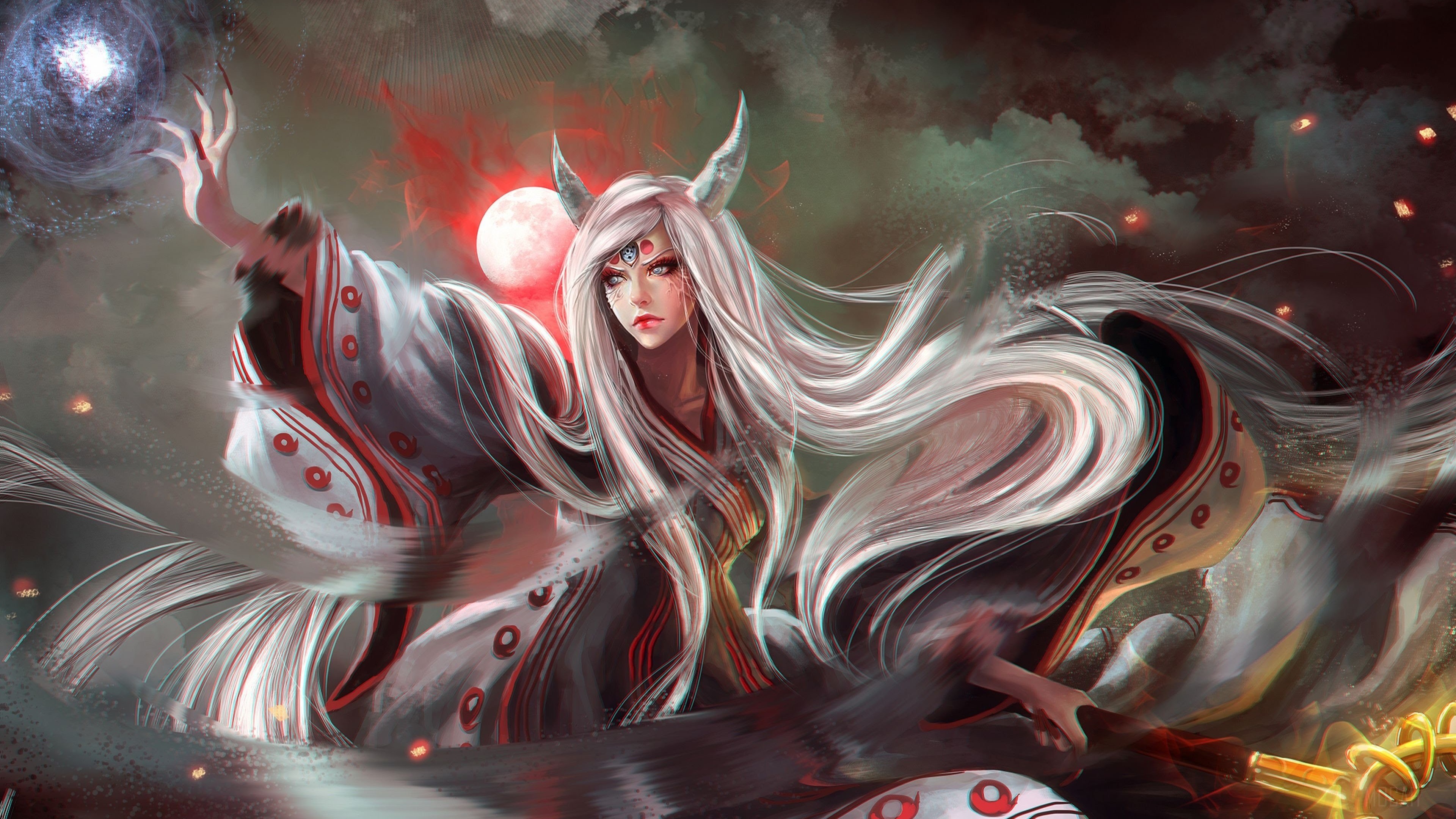 Kaguya Otsutsuki from Naruto 4K HD Wallpaper