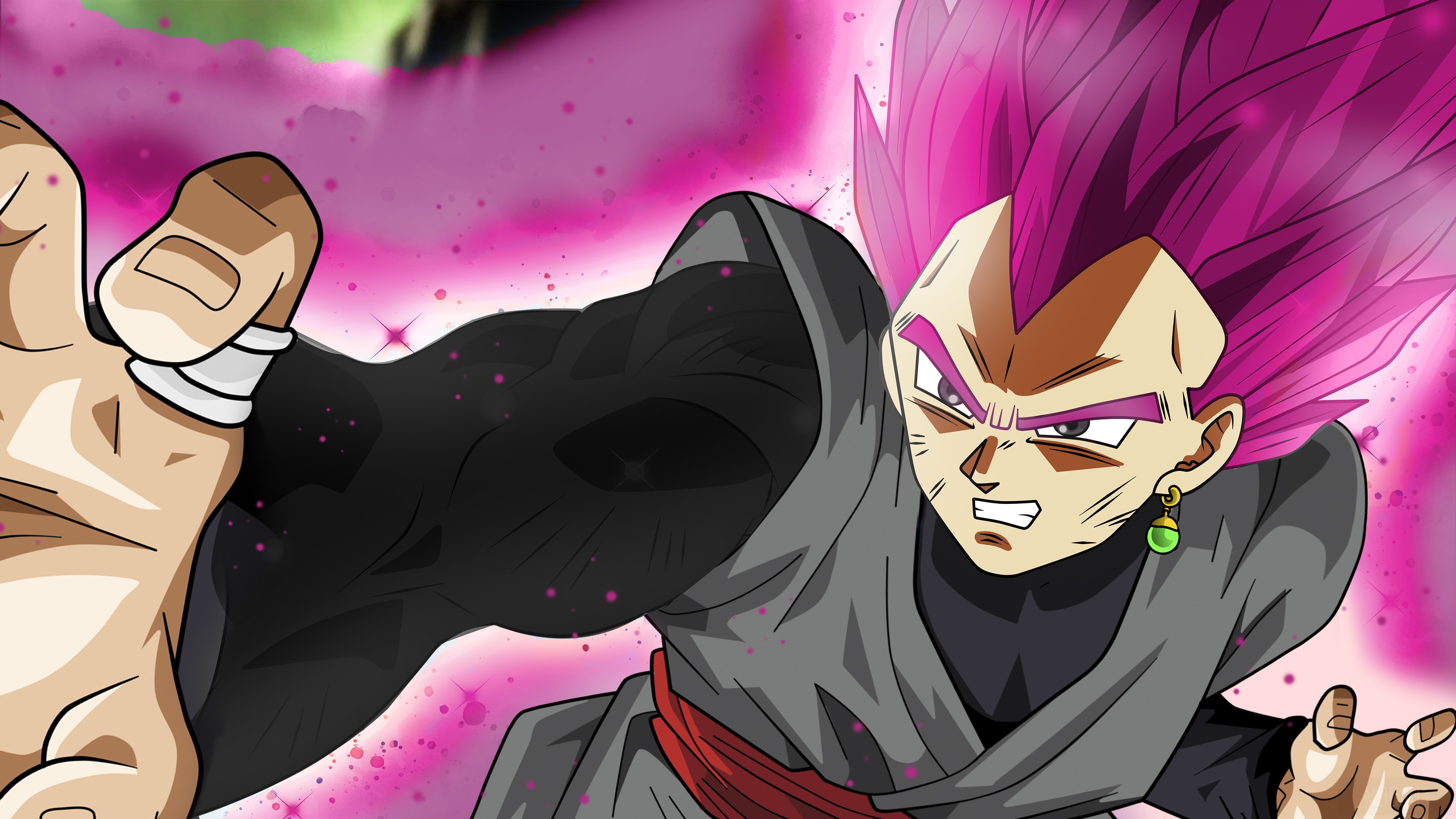 Vegeta Black from Dragon Ball 4K HD Wallpaper