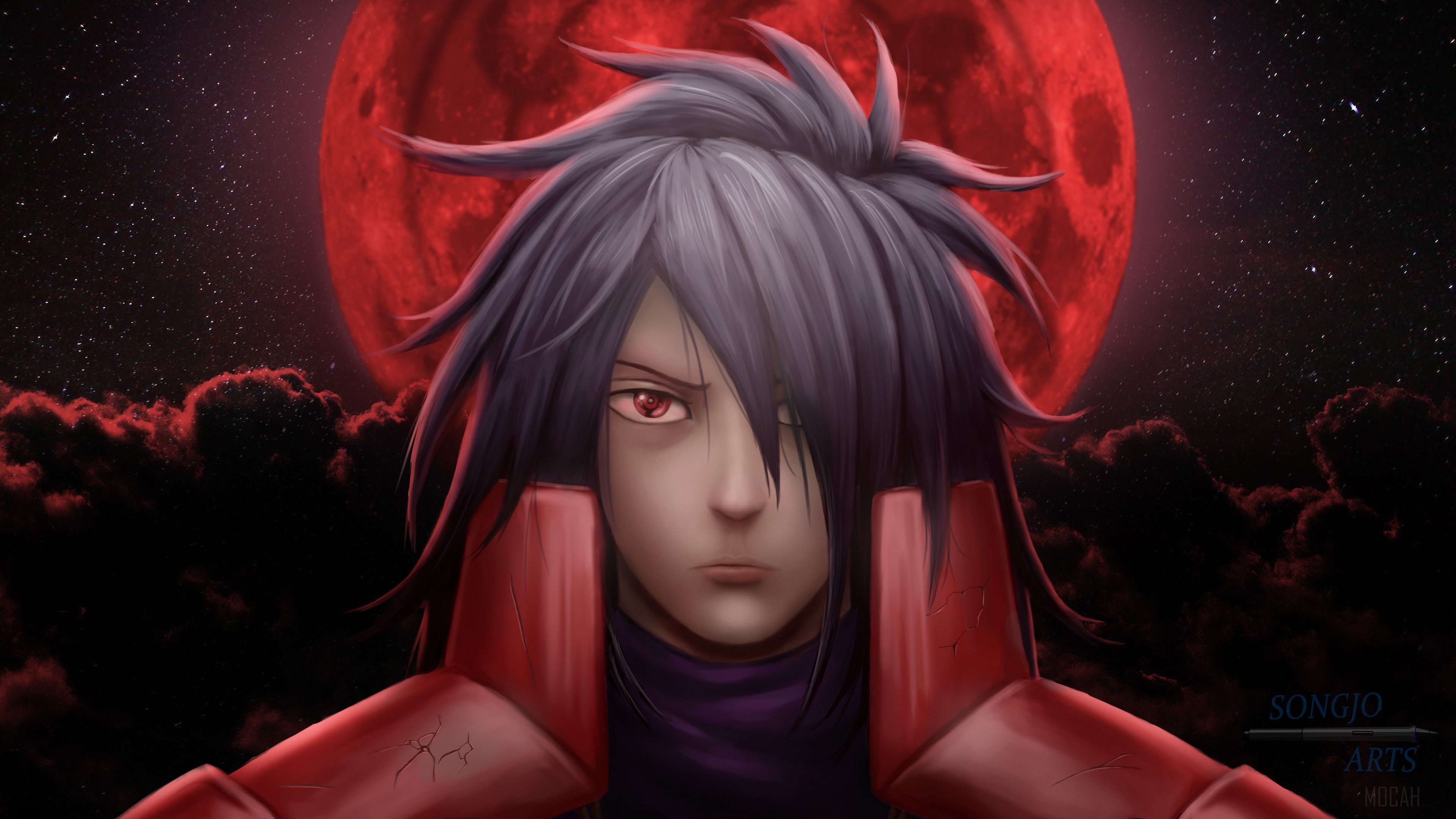 Madara Uchiha from Naruto Shippuuden 4K HD Wallpaper