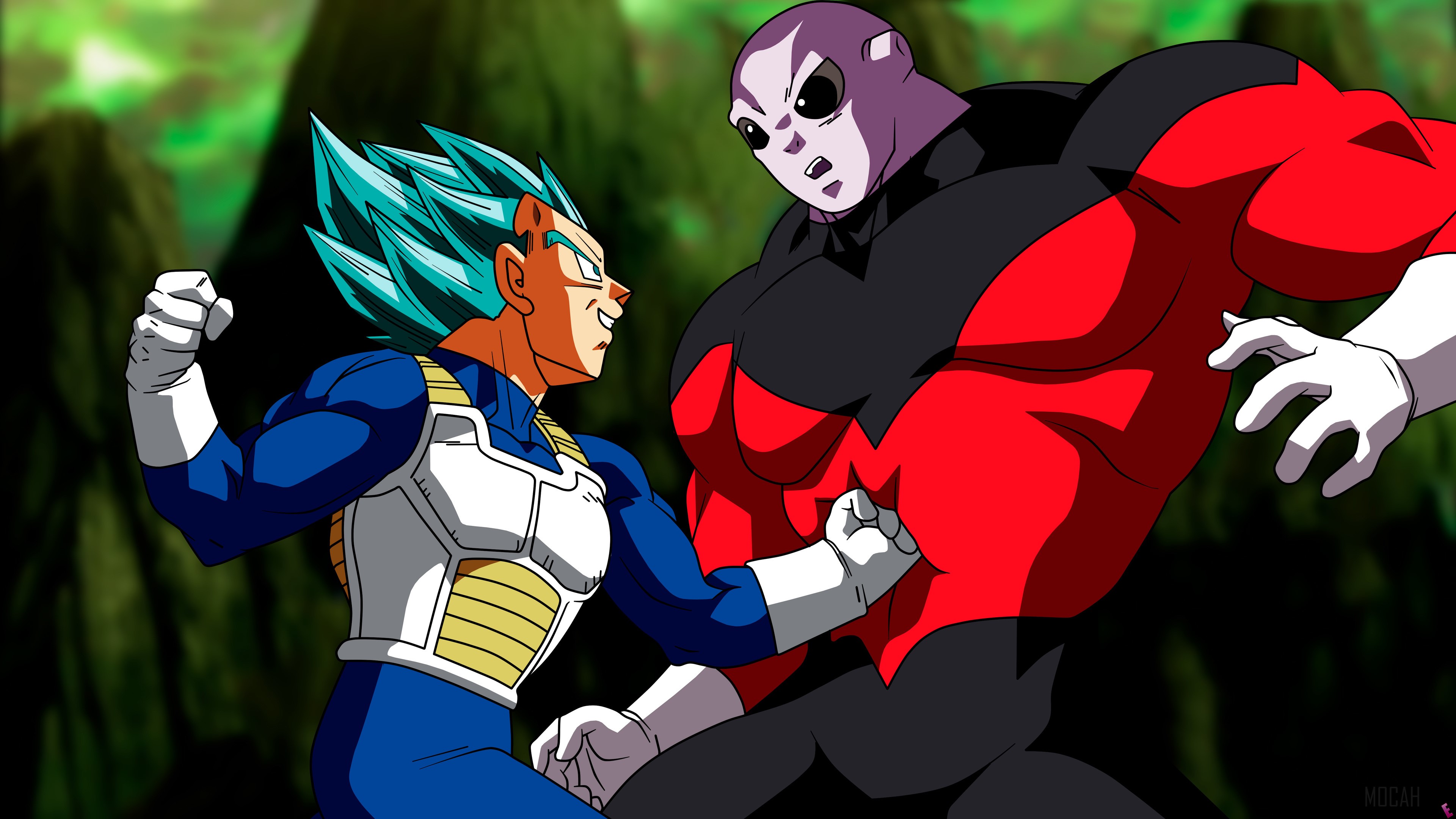 Vegeta vs. Jiren from Dragon Ball Super 4K HD Wallpaper