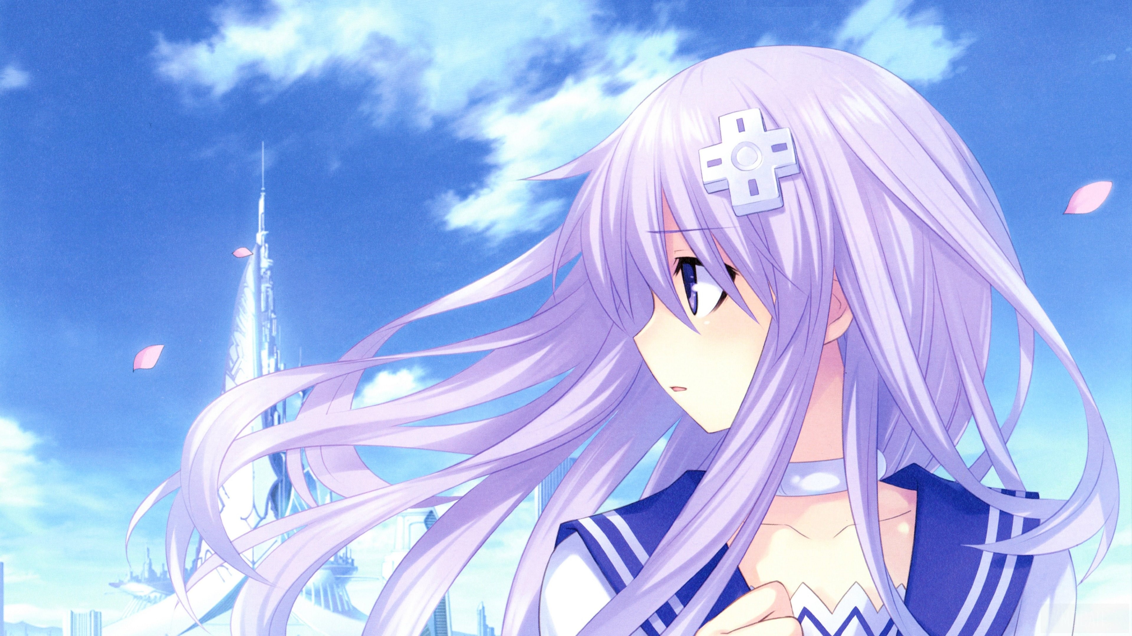 Nepgear from Hyperdimension Neptunia 4K HD Wallpaper