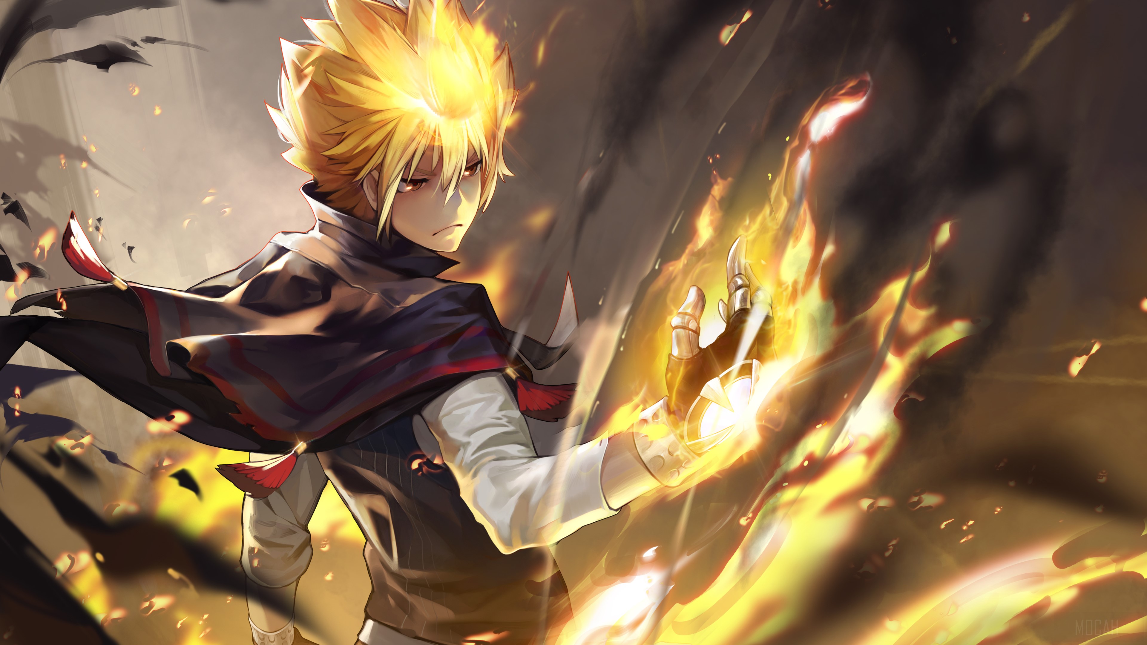 Tsunayoshi Sawada from Katekyo Hitman Reborn 4K HD Wallpaper