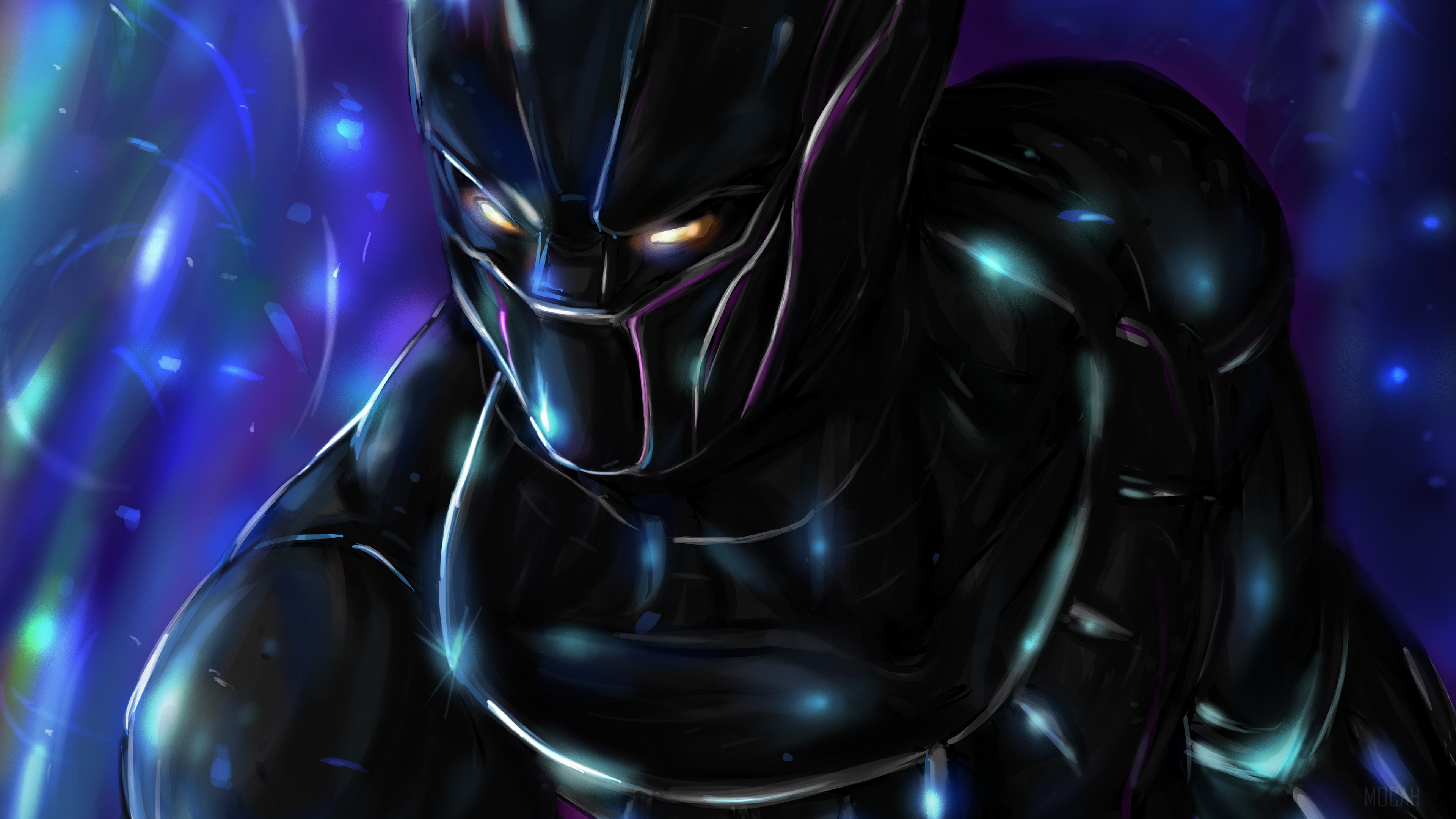Black Panther 4K Art HD Wallpaper