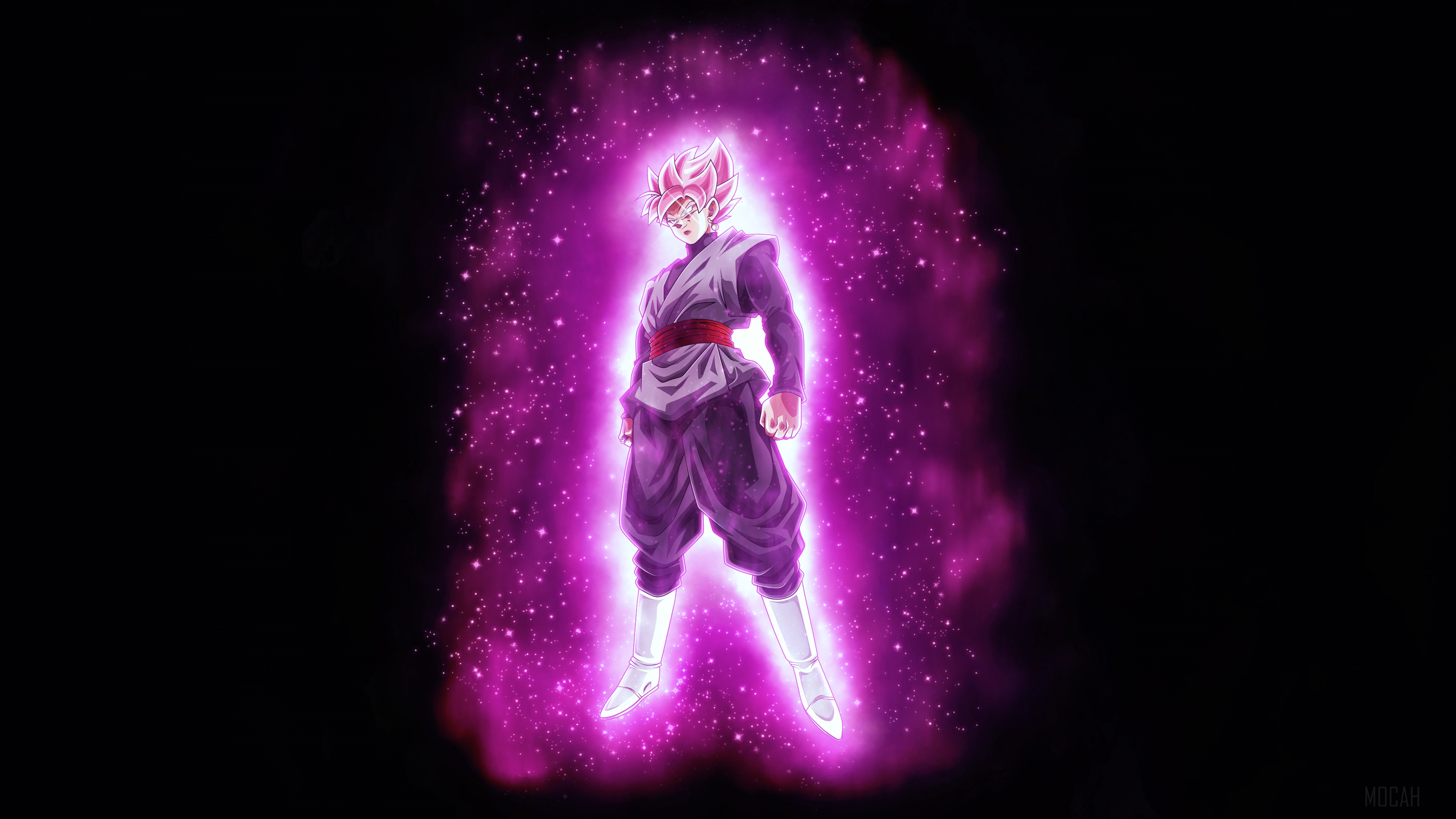 Goku Black Super Saiyan Rose from Dragon Ball Super 4K HD Wallpaper