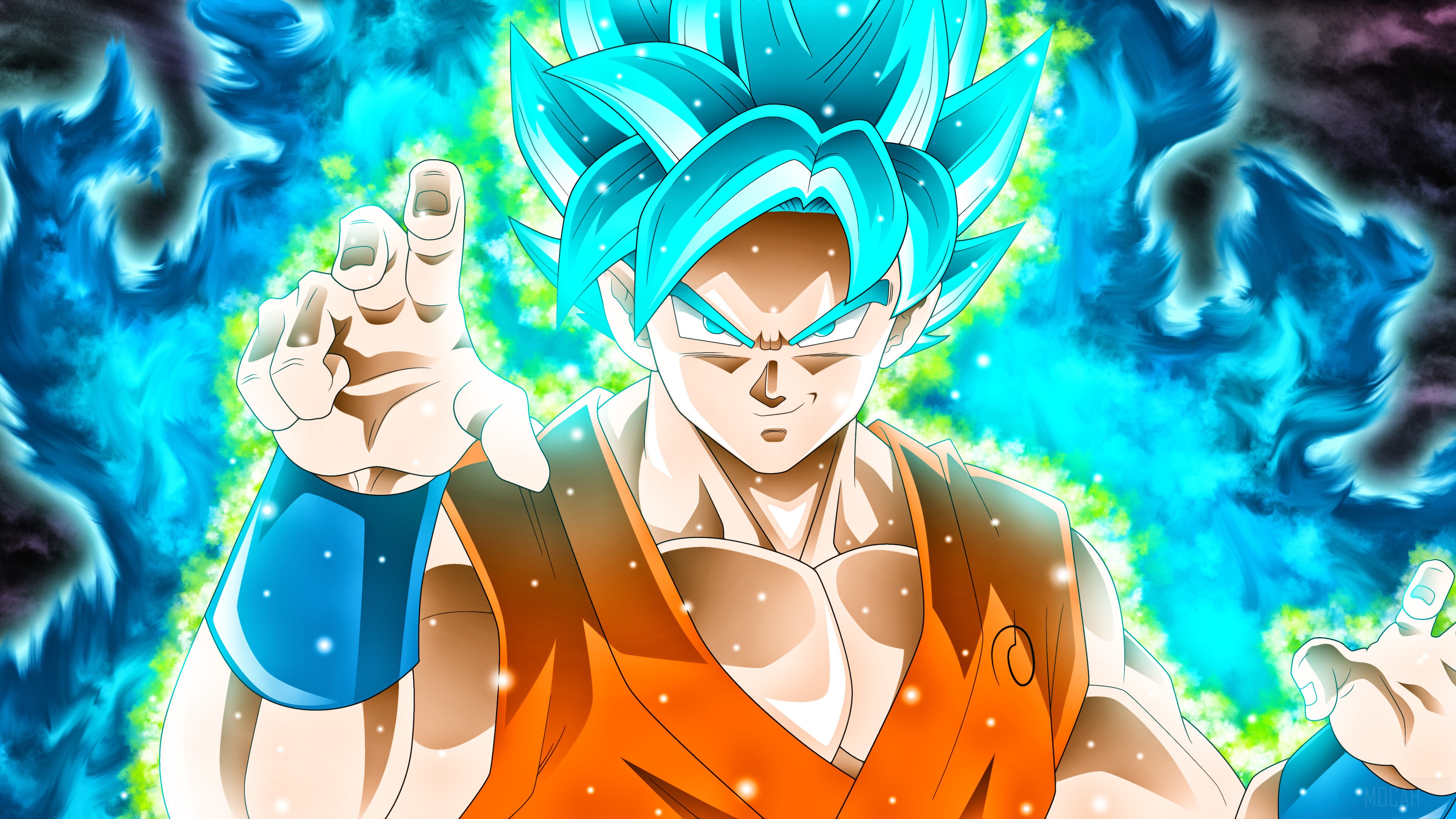 Goku from Dragon Ball Super 4K HD Wallpaper