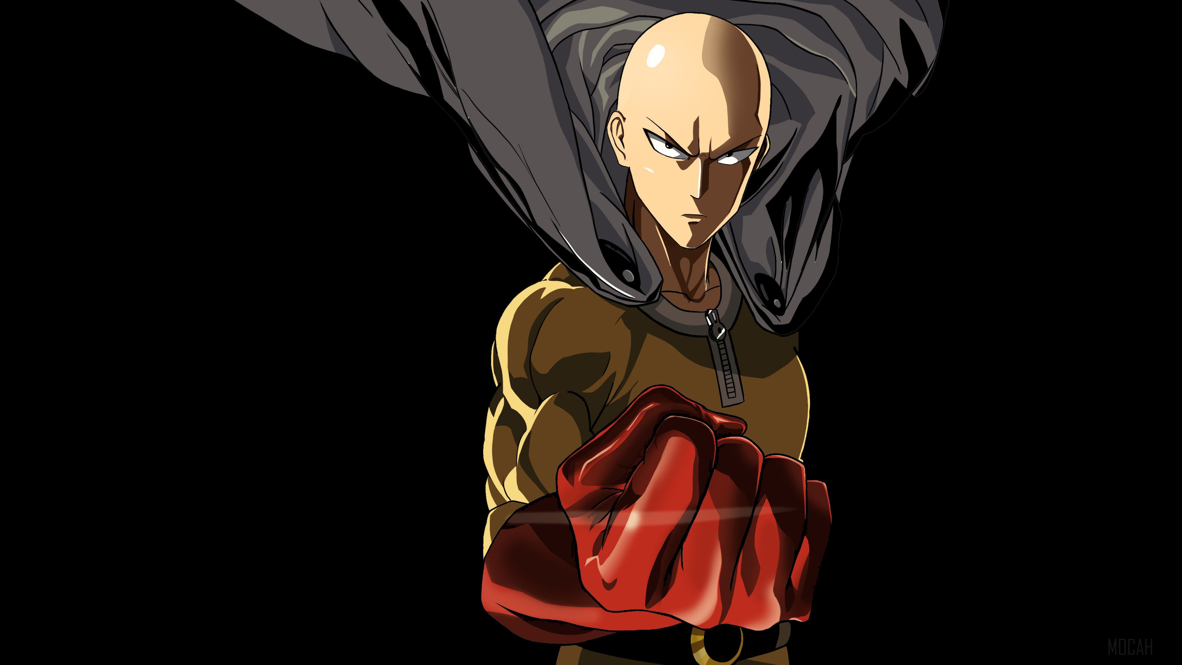 Saitama from One Punch Man 4K HD Wallpaper