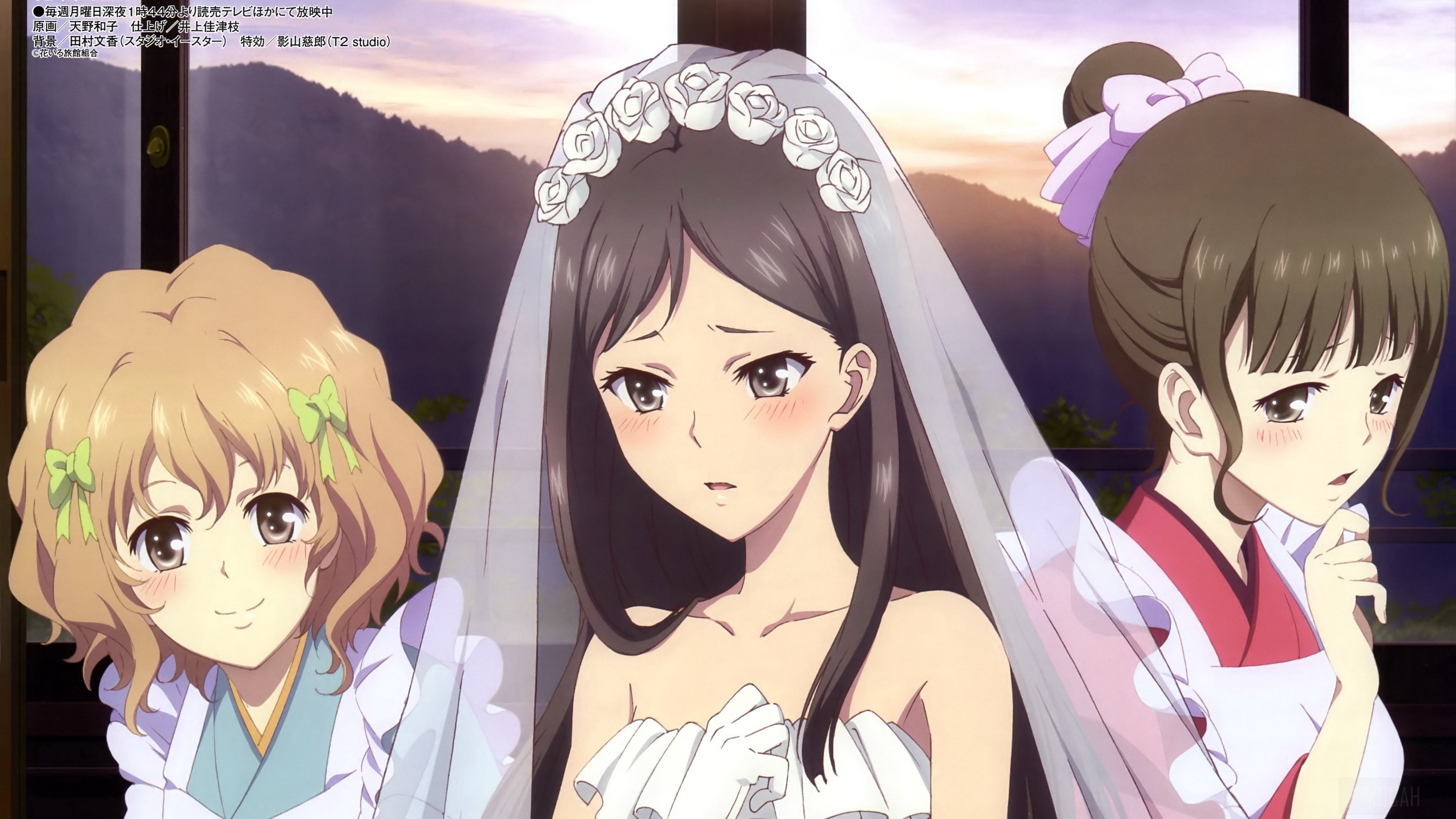 Hana-Saku Iroha Bride Veil 4K HD Wallpaper