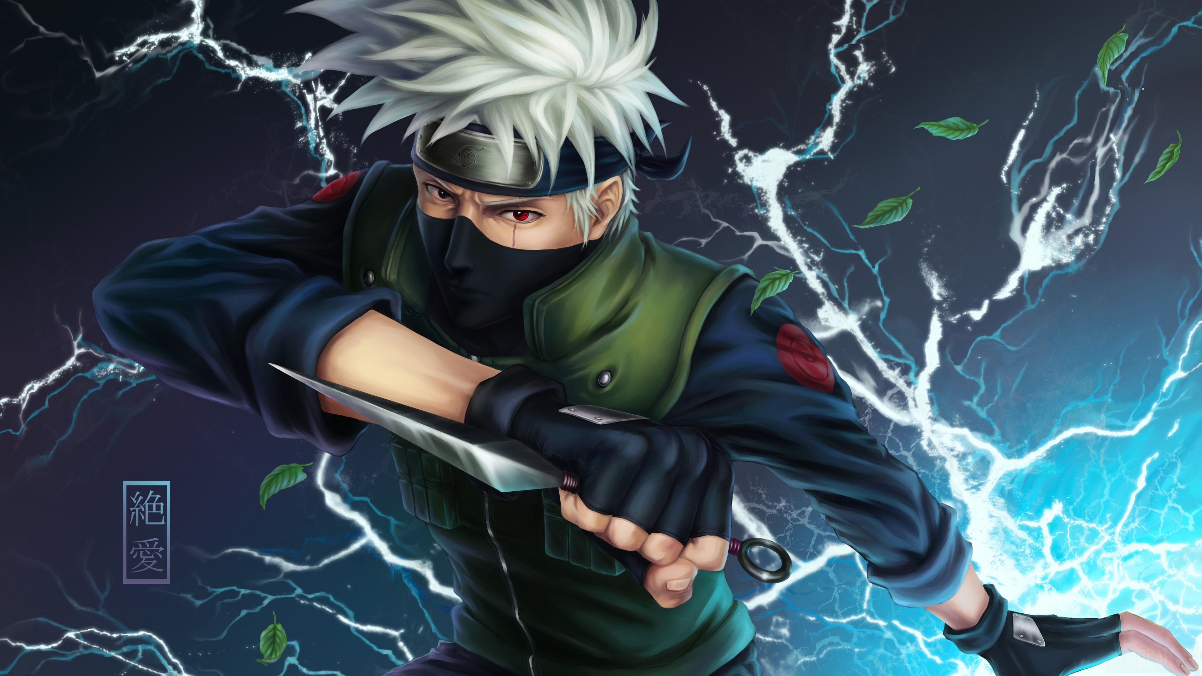 Kakashi Hatake from Naruto 4K HD Wallpaper