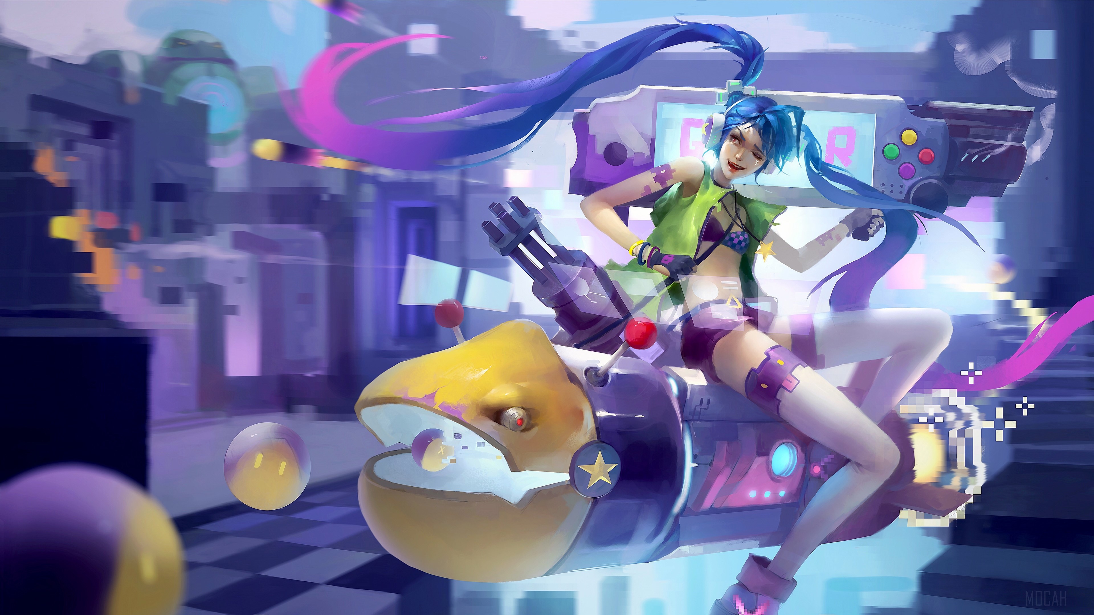 Jinx from League of Legends 4K HD Wallpaper