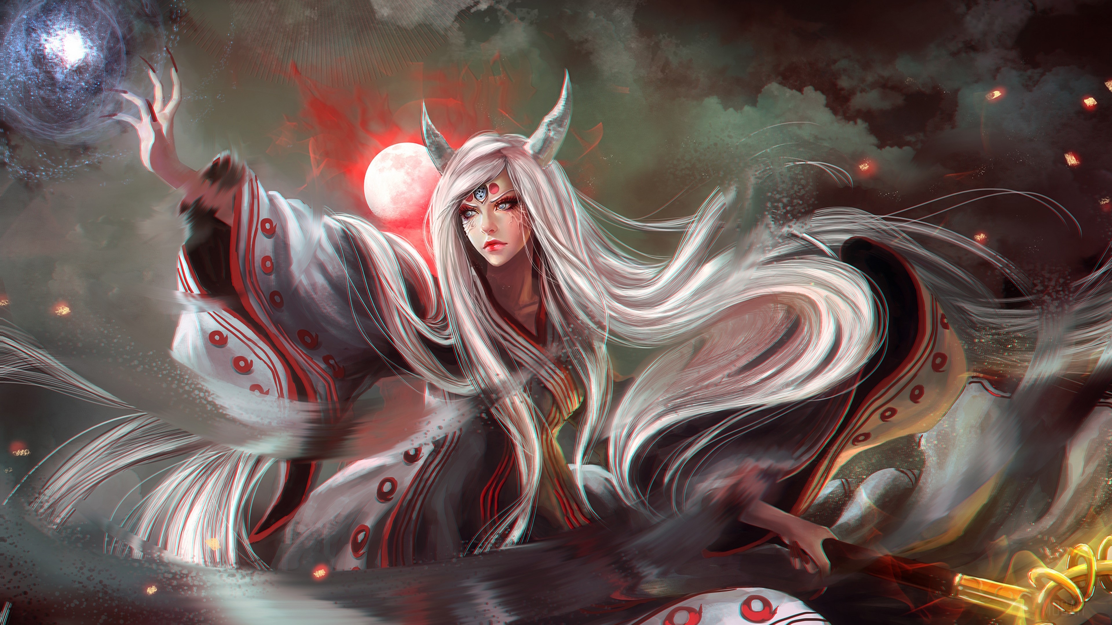 Kaguya Otsutsuki from Naruto 4K HD Wallpaper