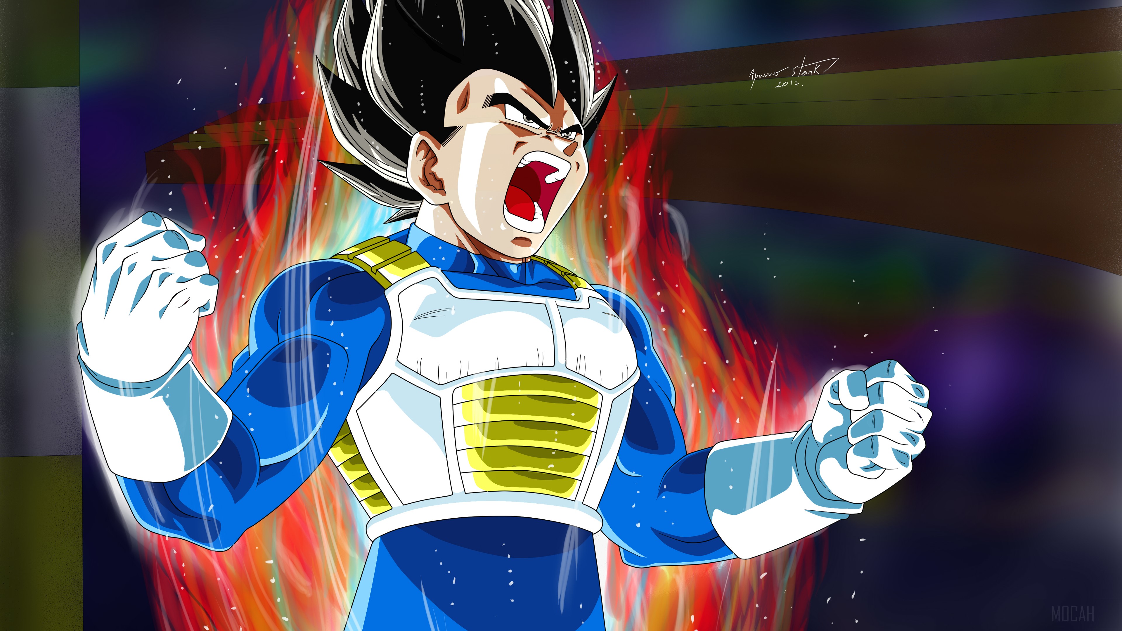 Vegeta from Dragon Ball Super 4K HD Wallpaper