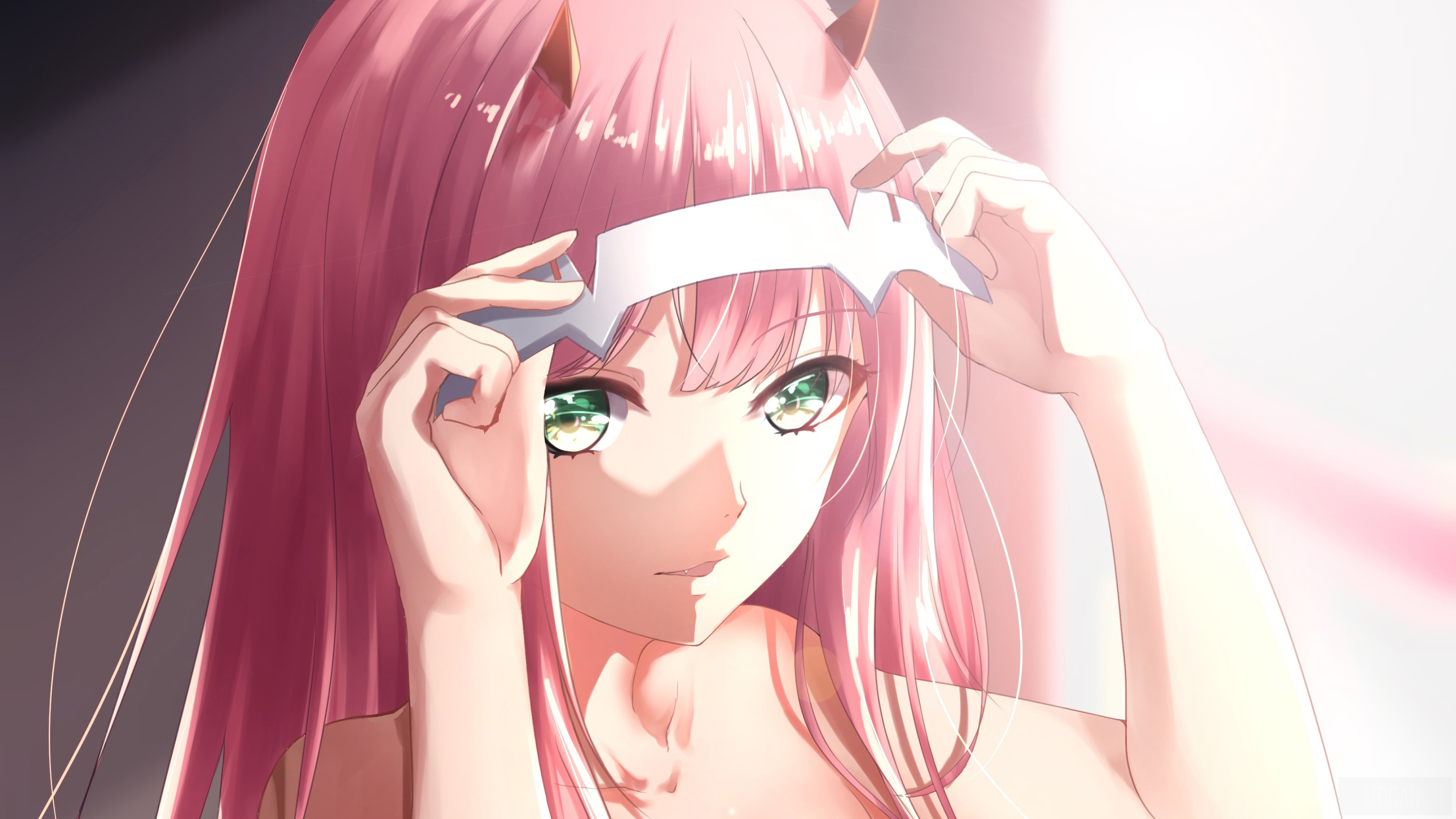 Zero Two from Darling in the Franxx 4K HD Wallpaper