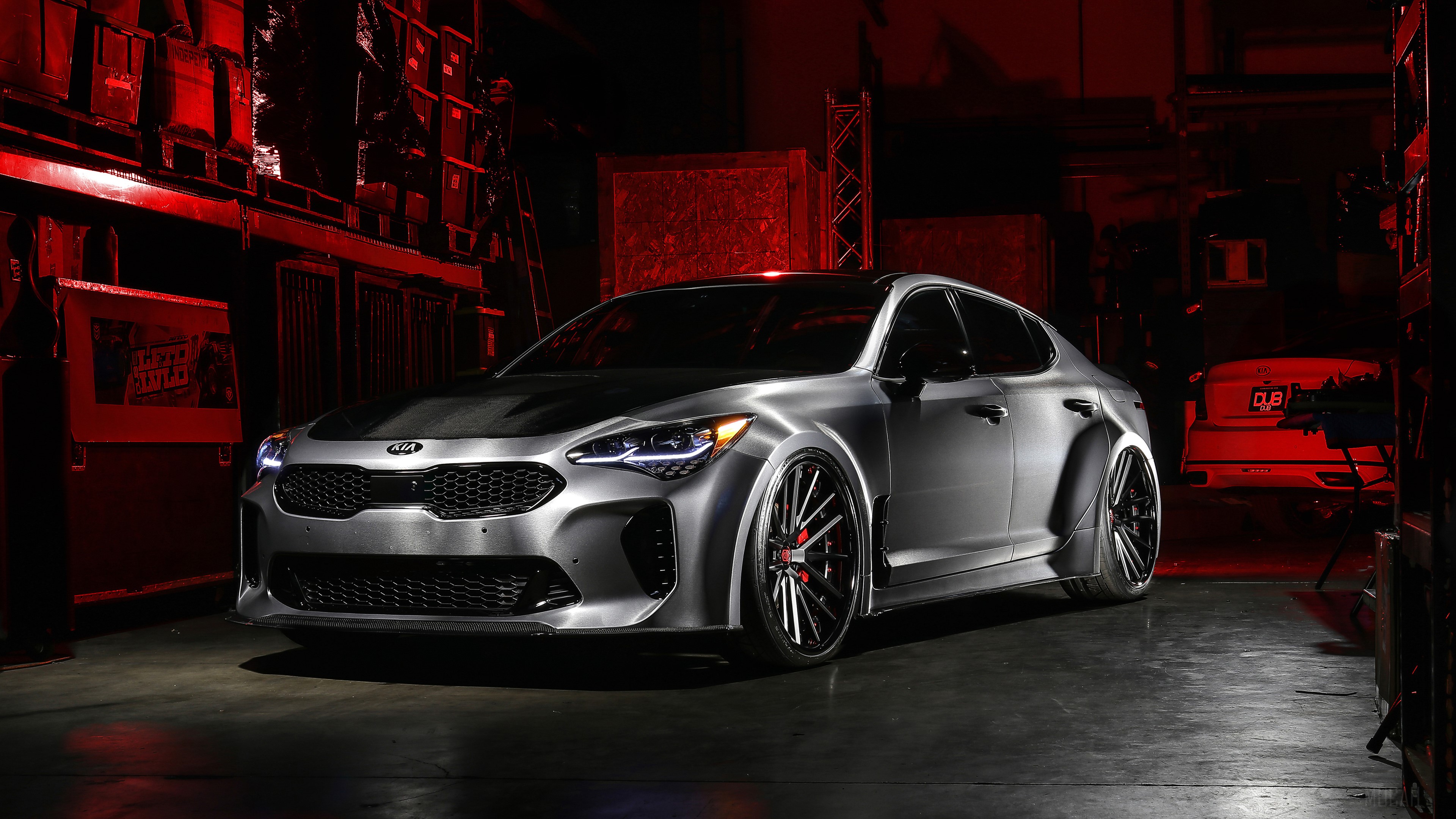 DUB Kia Stinger GT 4K HD Wallpaper