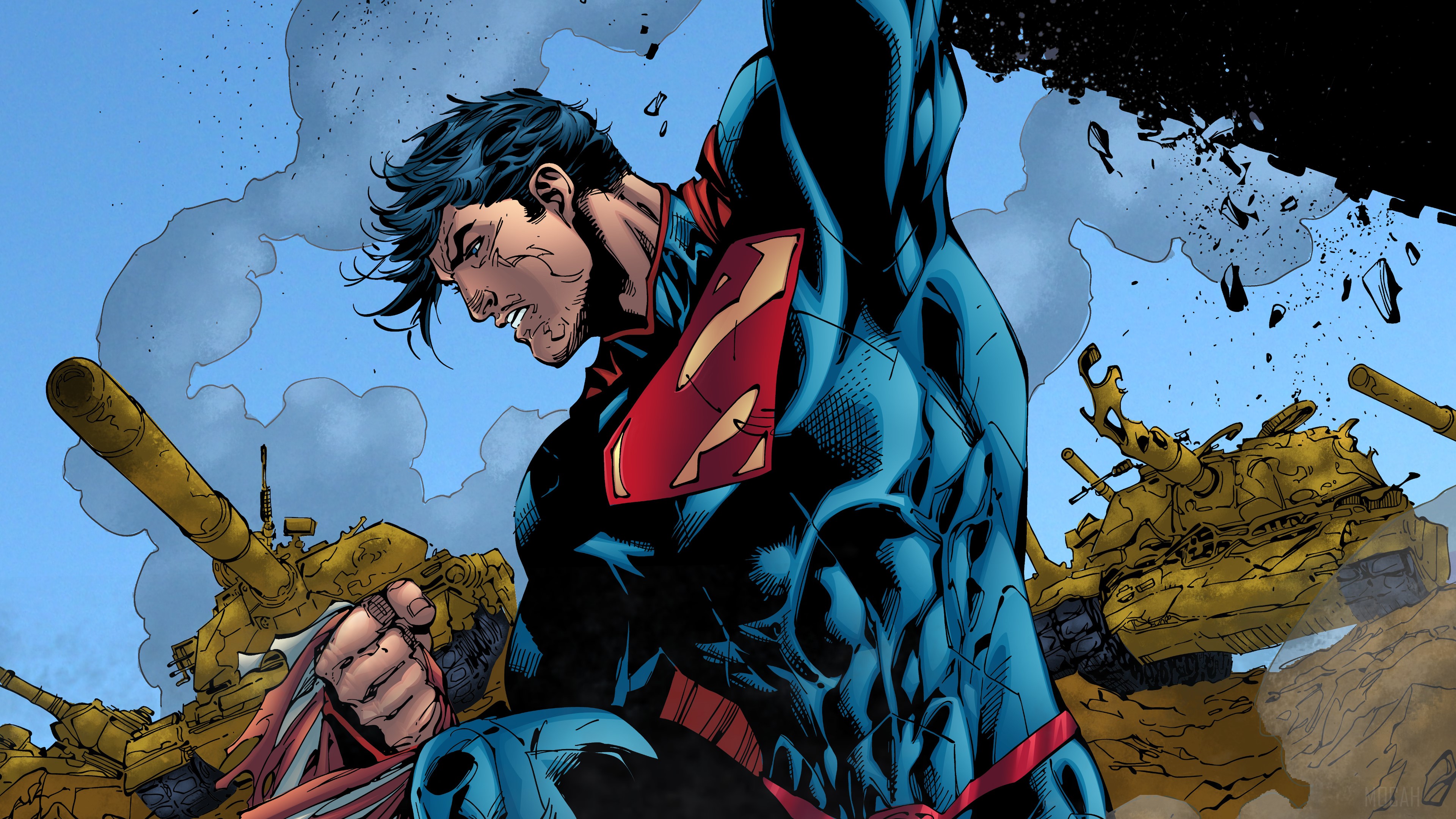 Superman from Superman Unchained 4K HD Wallpaper