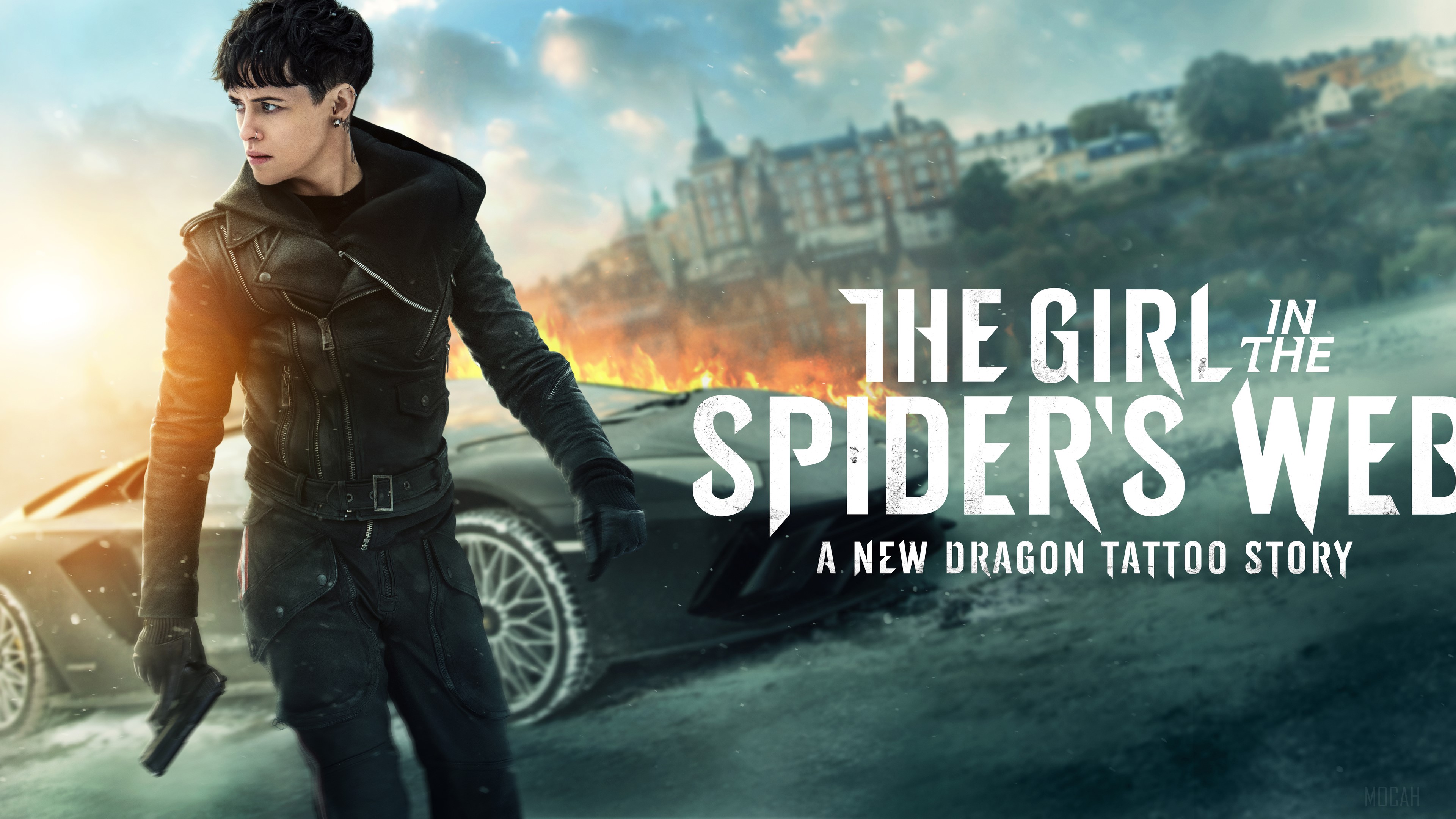 The Girl in the Spider's Web 4K HD Wallpaper