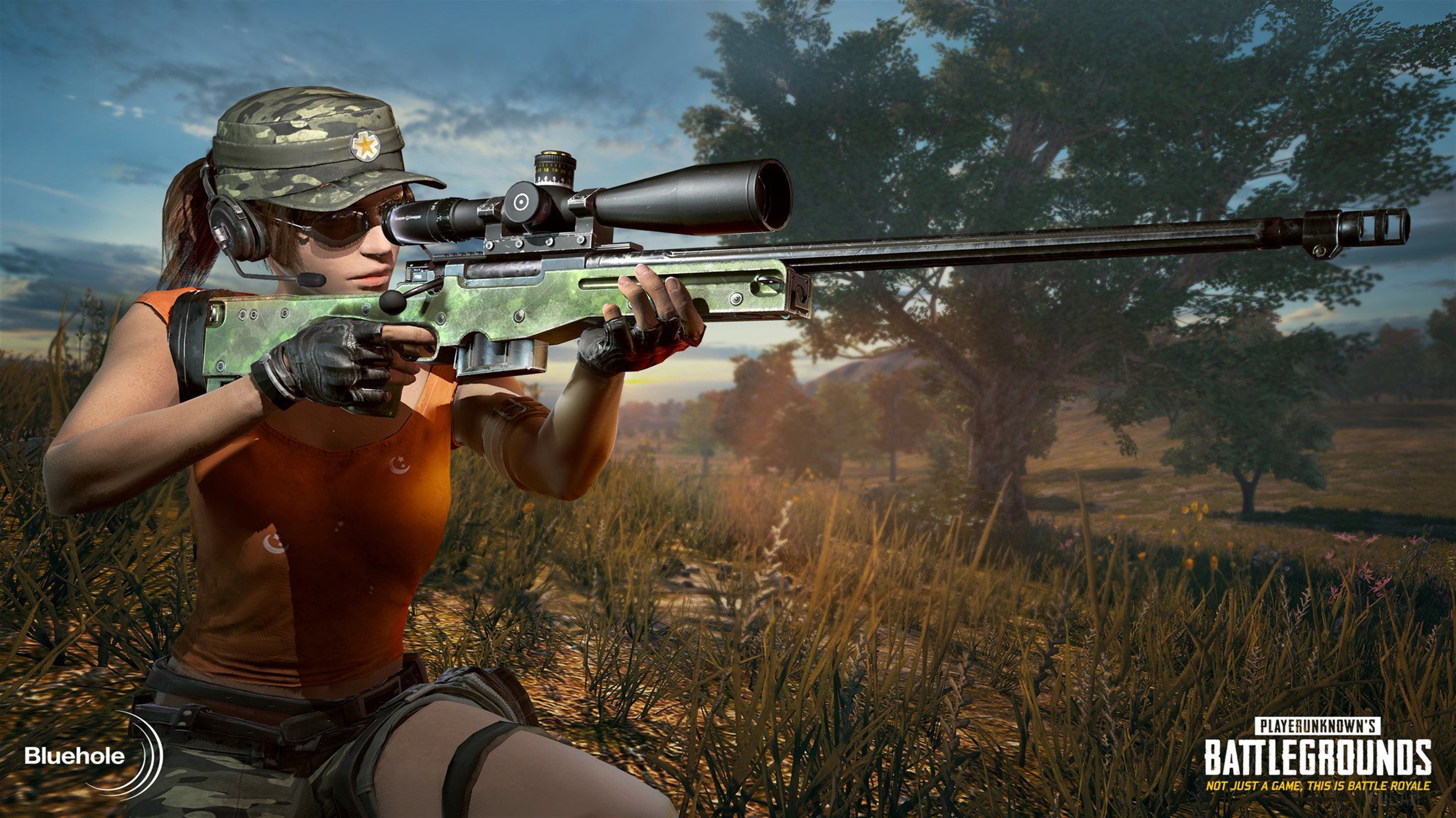 Player Unknown's Battlegrounds AWM 4K HD Wallpaper