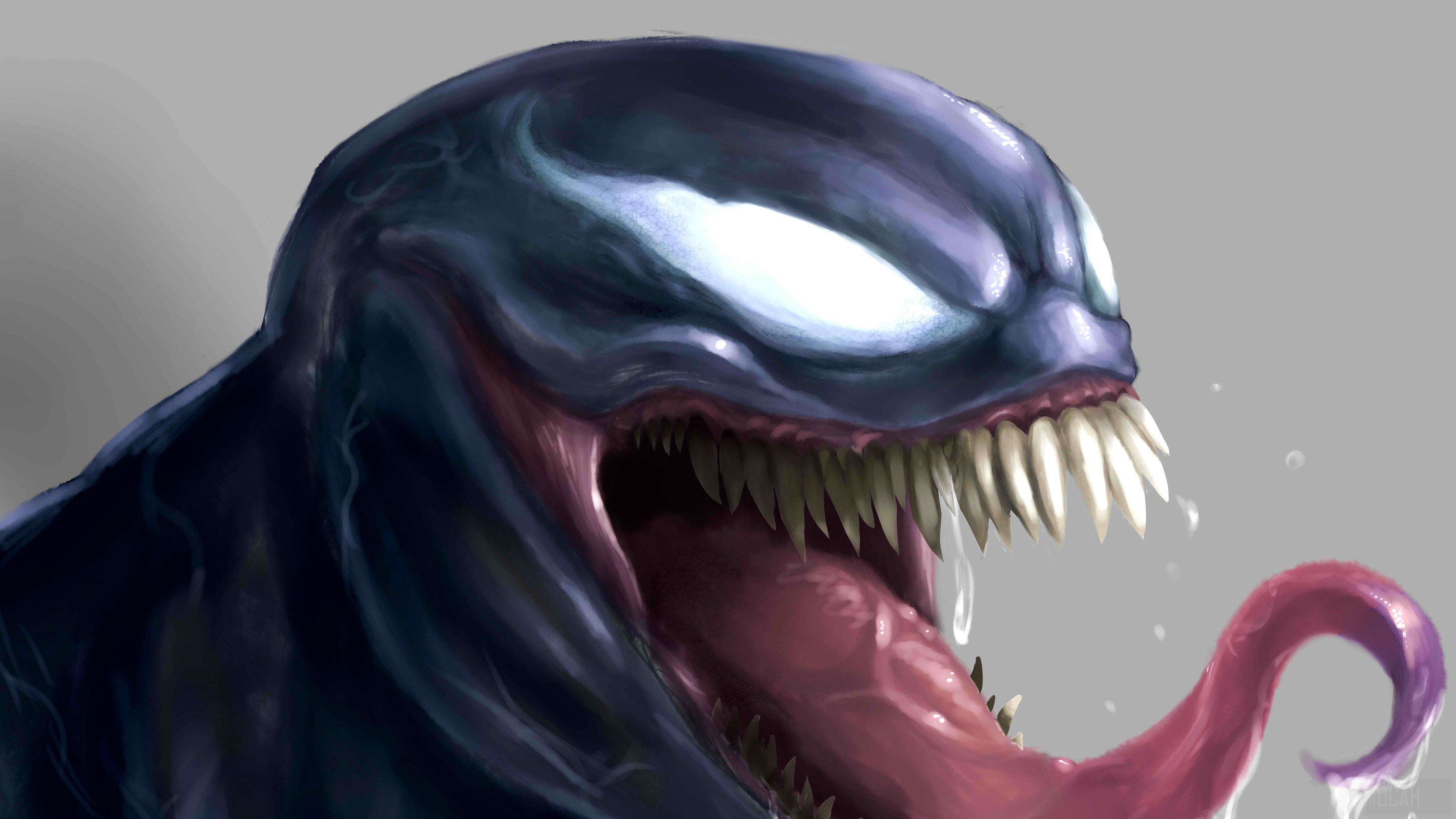 Venom from Marvel Digital Art 4K HD Wallpaper