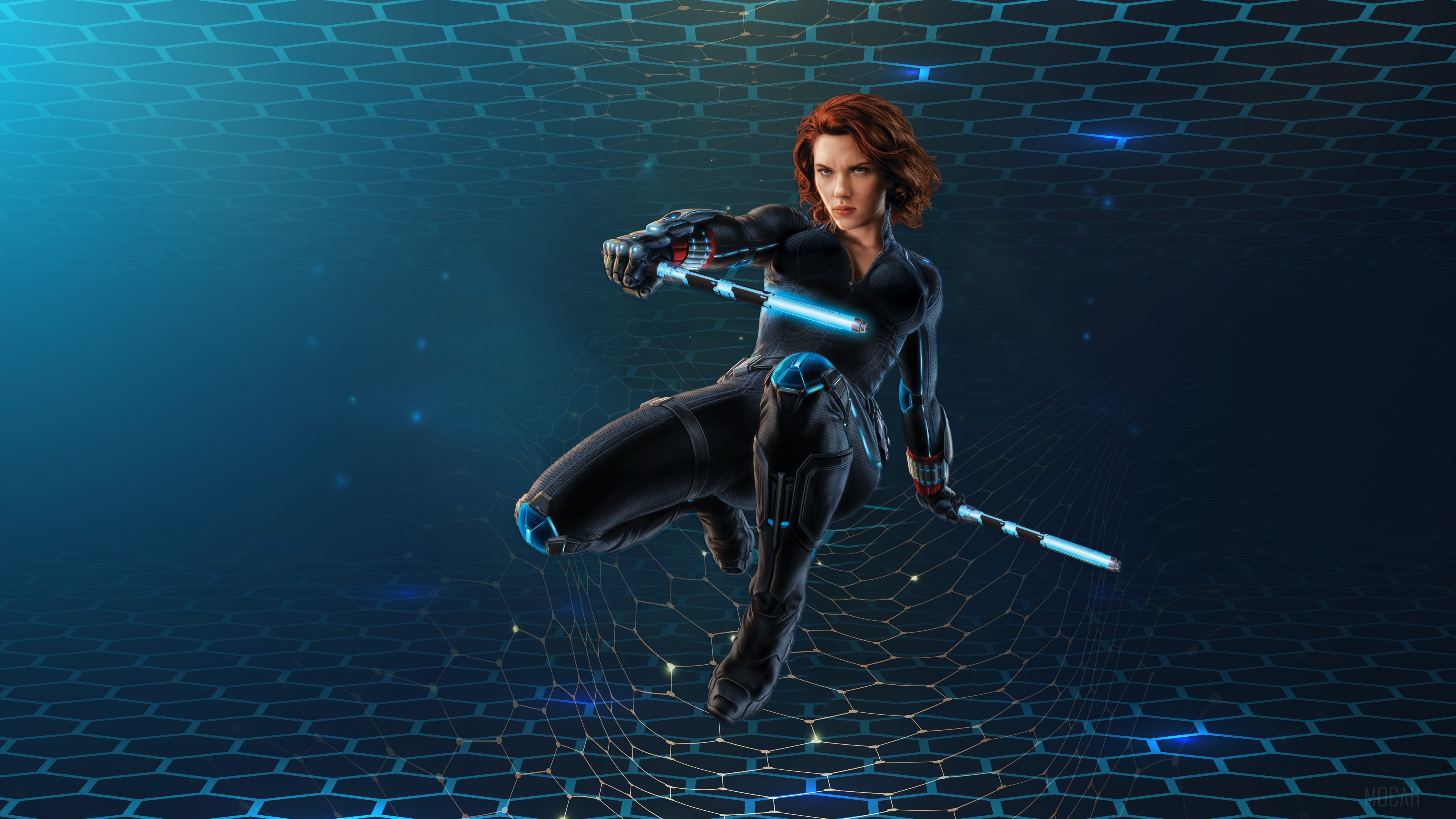 Black Widow 4K HD Wallpaper