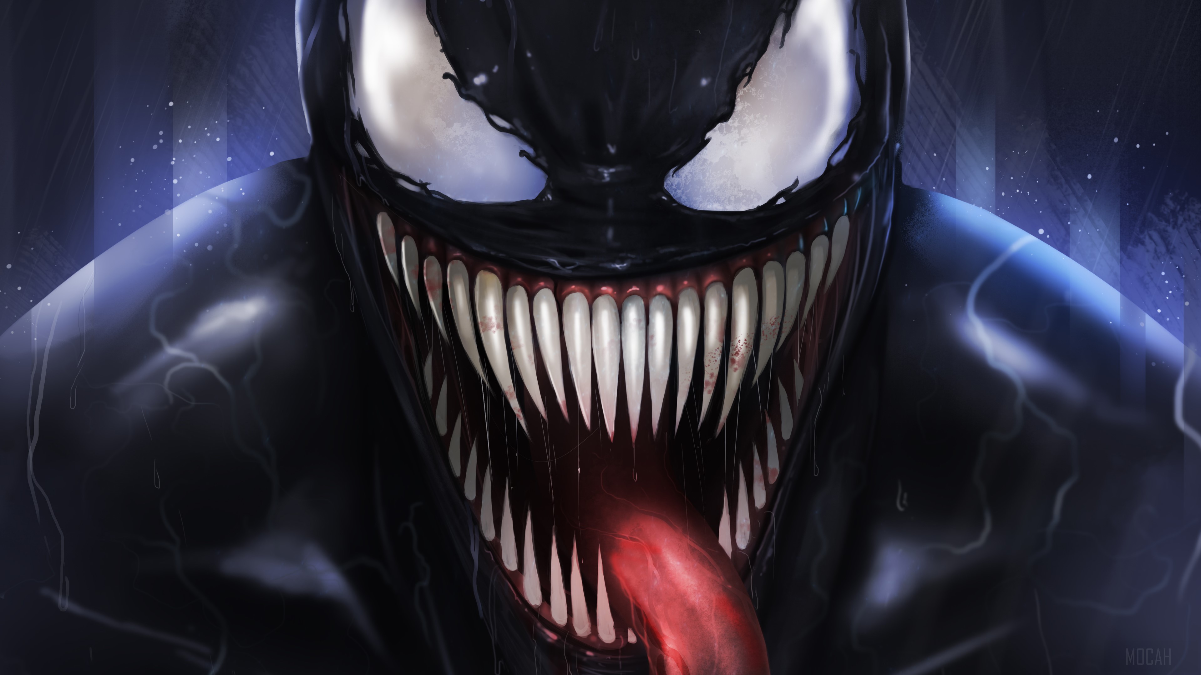 Venom Digital Fan Art HD Wallpaper