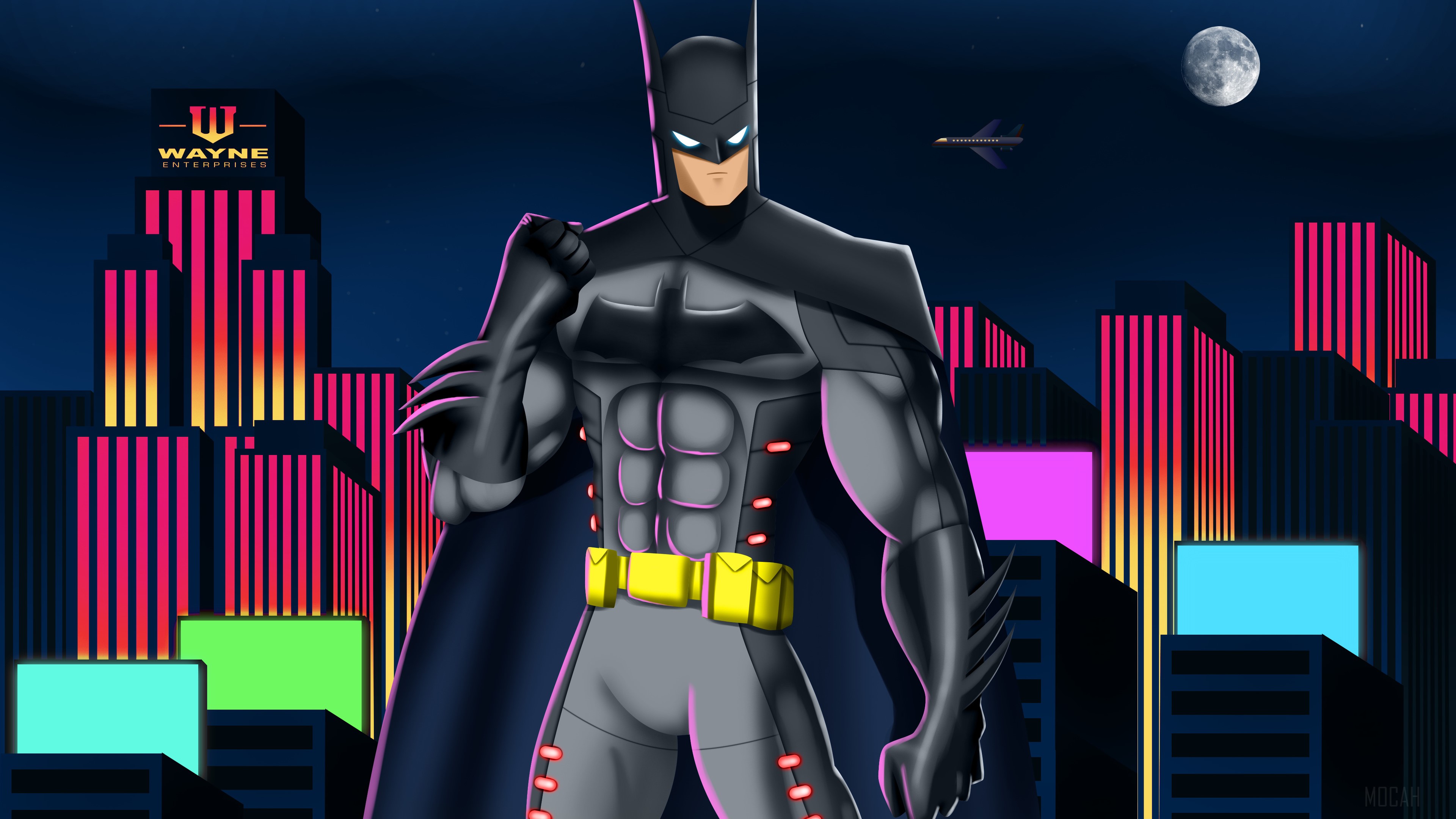Batman in Gotham City 4K HD Wallpaper