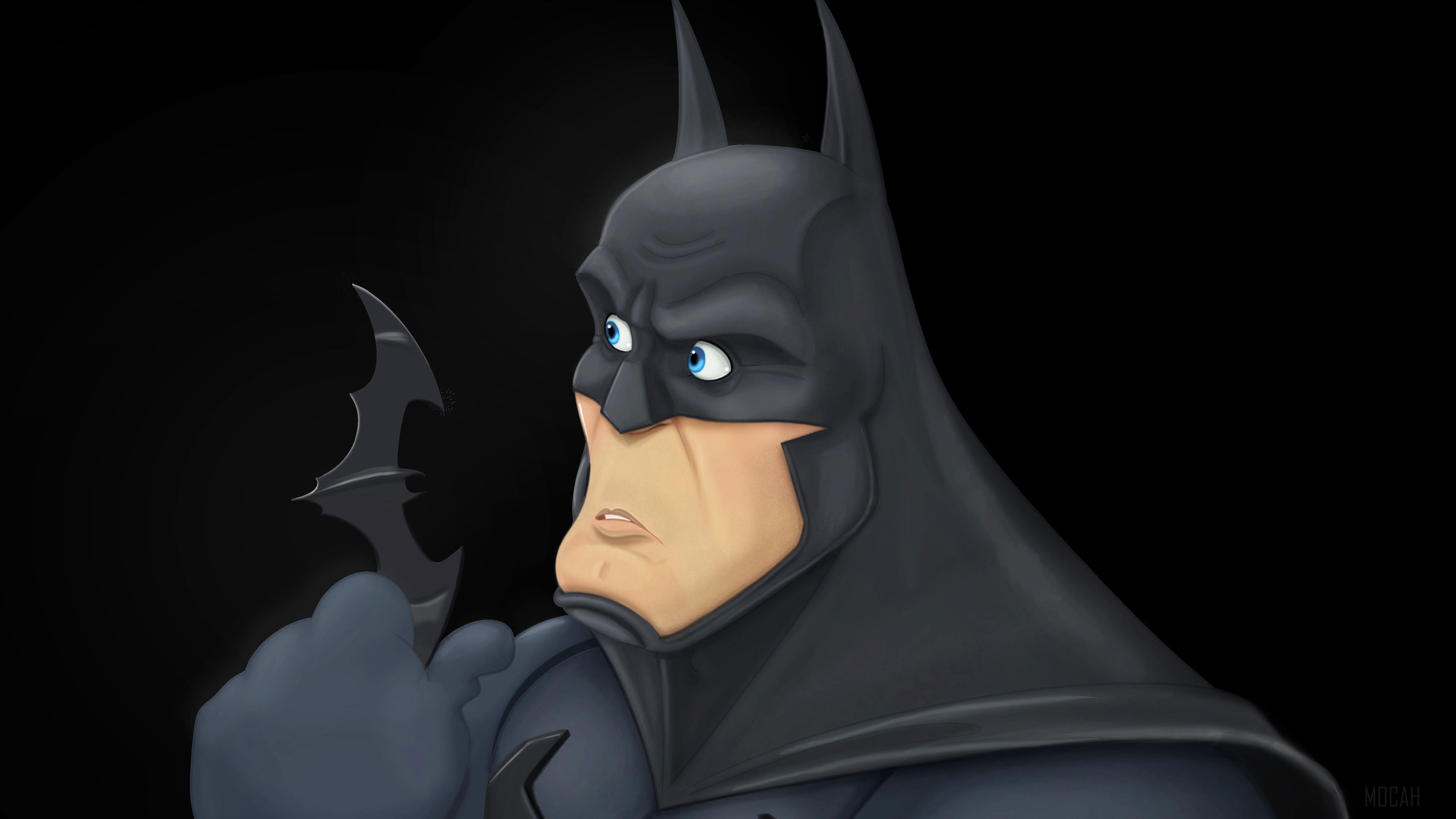 Batman With Batrage HD Wallpaper