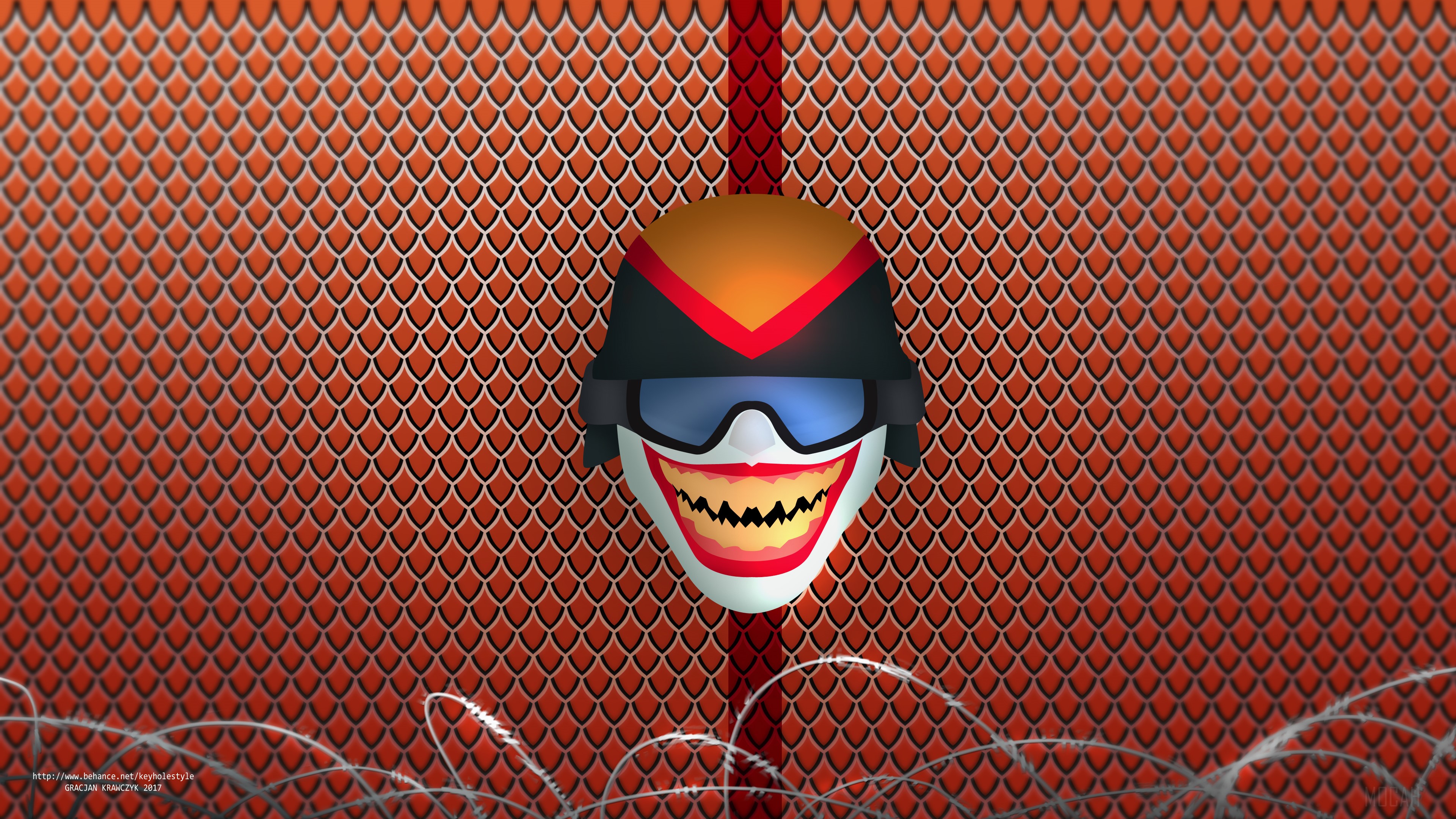 Clown-like operator from Rainbow Six Siege 4K HD Wallpaper