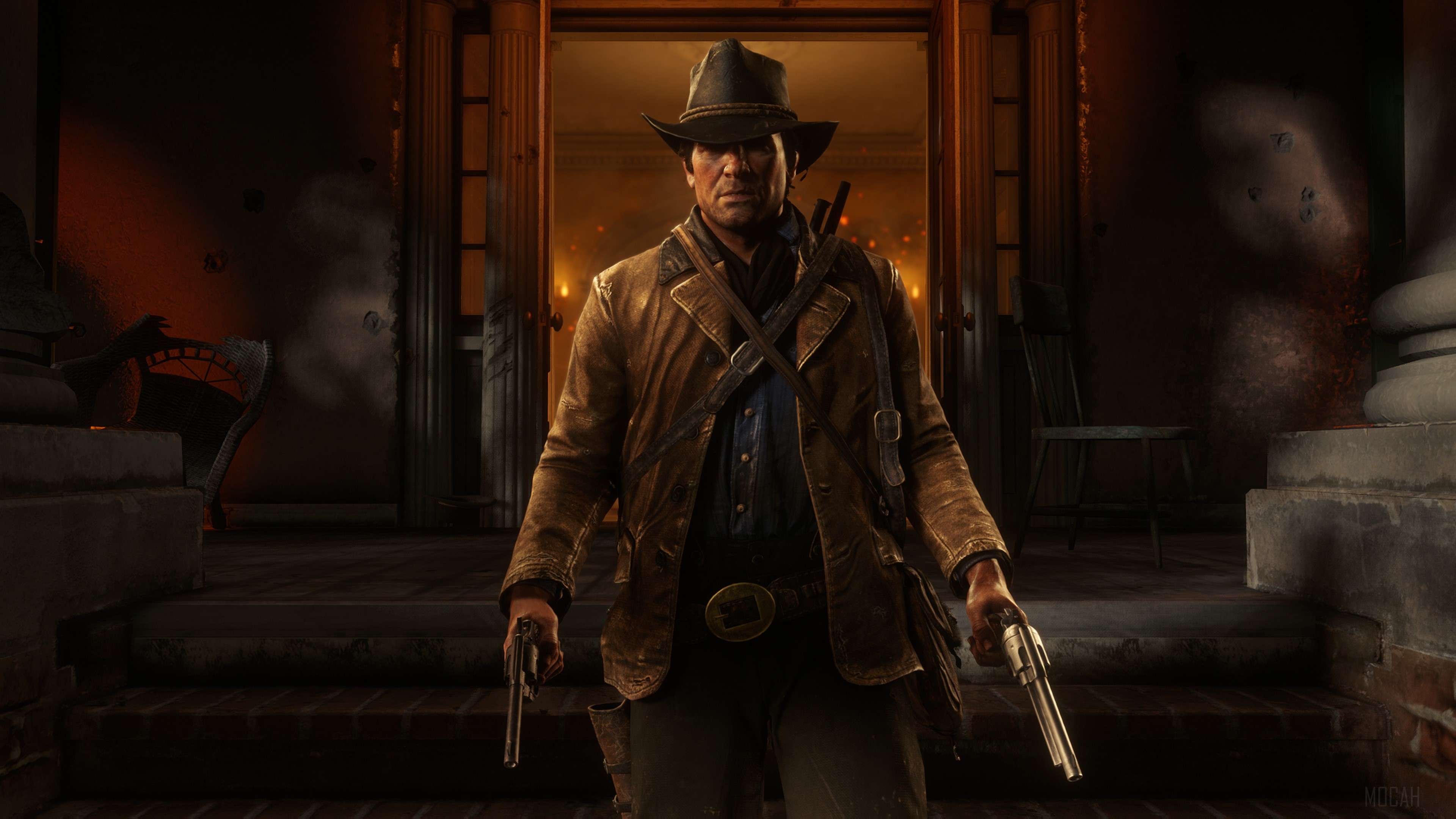 Arthur Morgan from Red Dead Redemption 2 4K HD Wallpaper