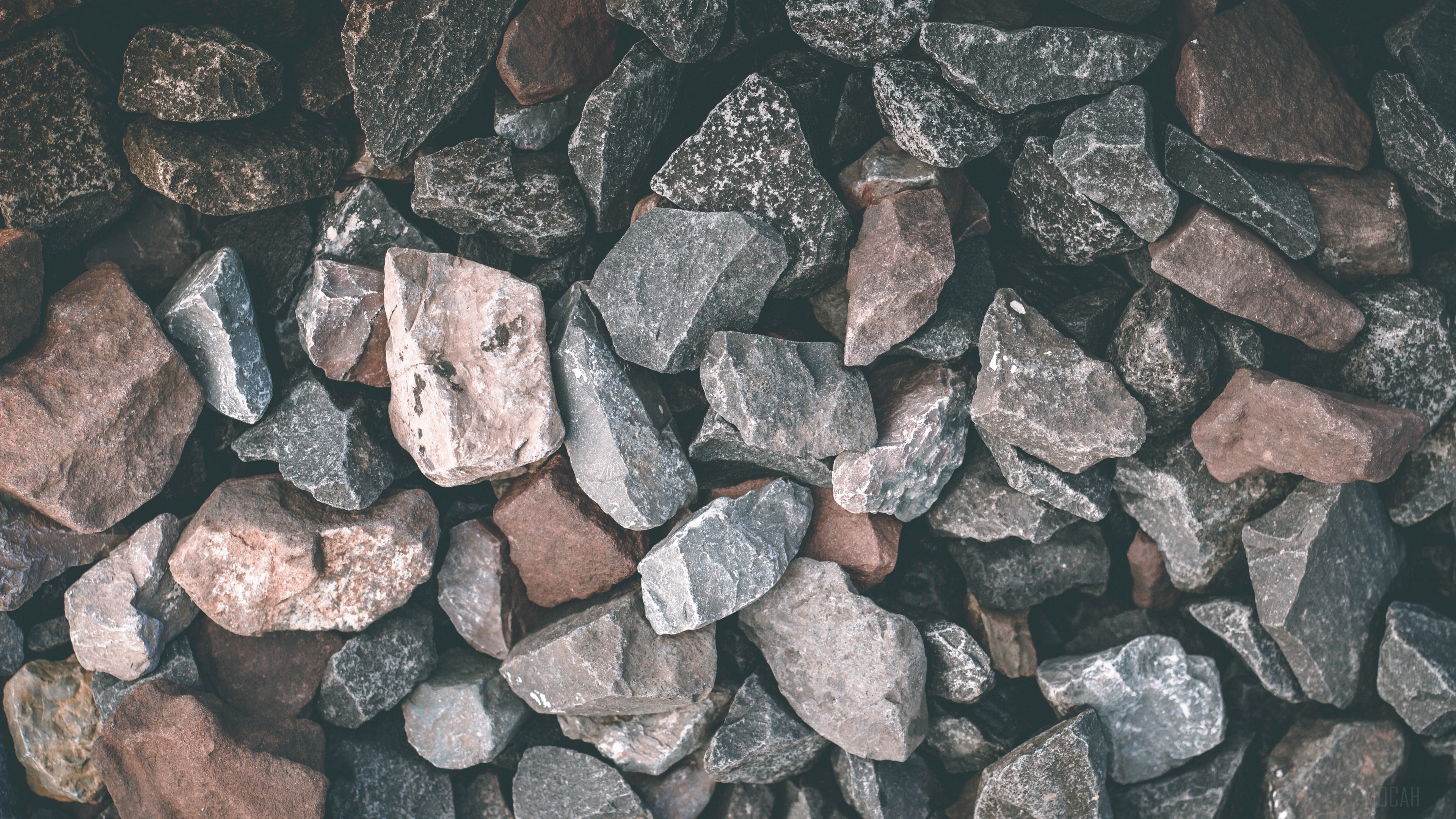 Pile of Stones and Pebbles 4K HD Wallpaper