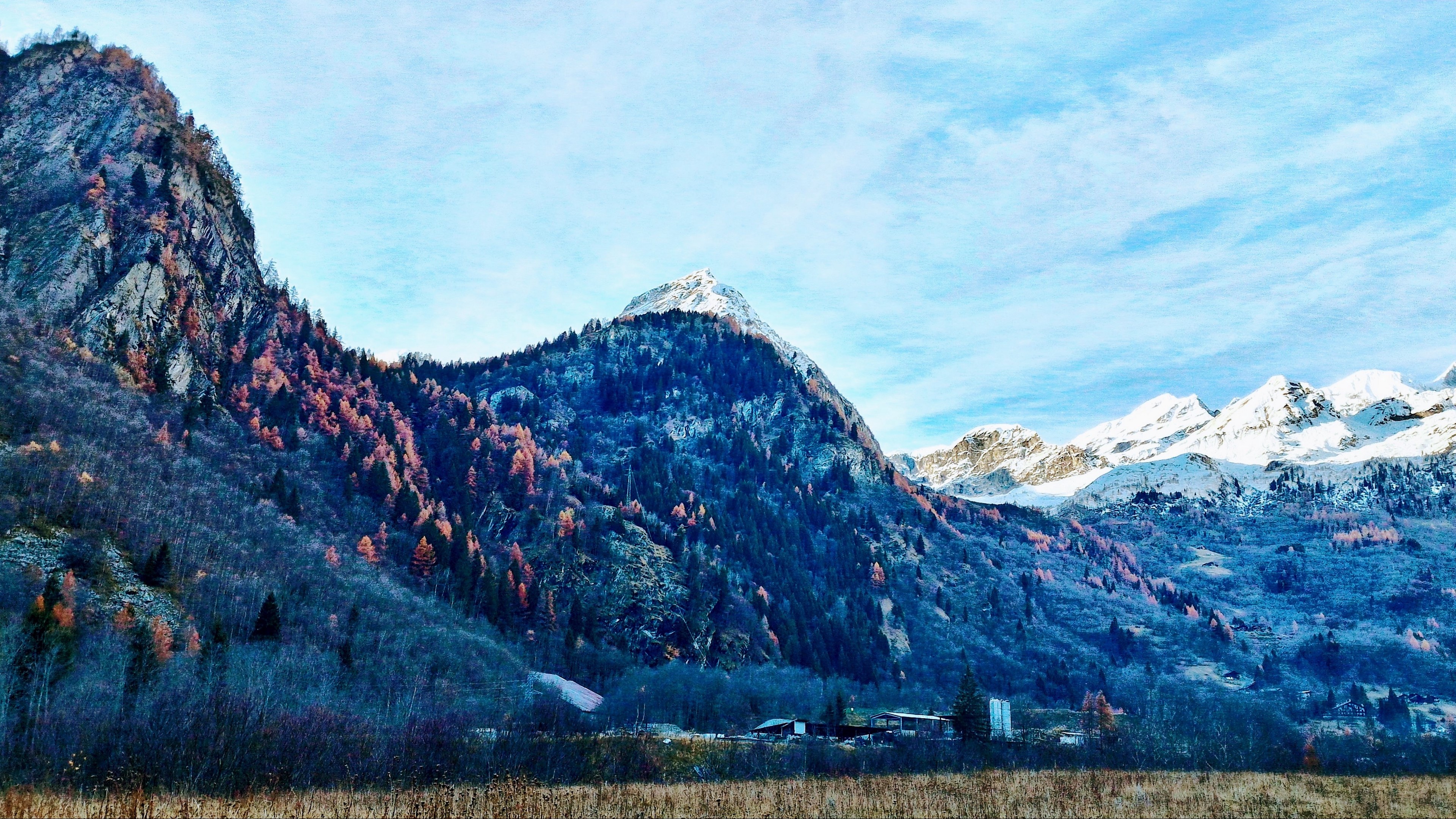 Mountain landscape in Italy 4K HD Wallpaper