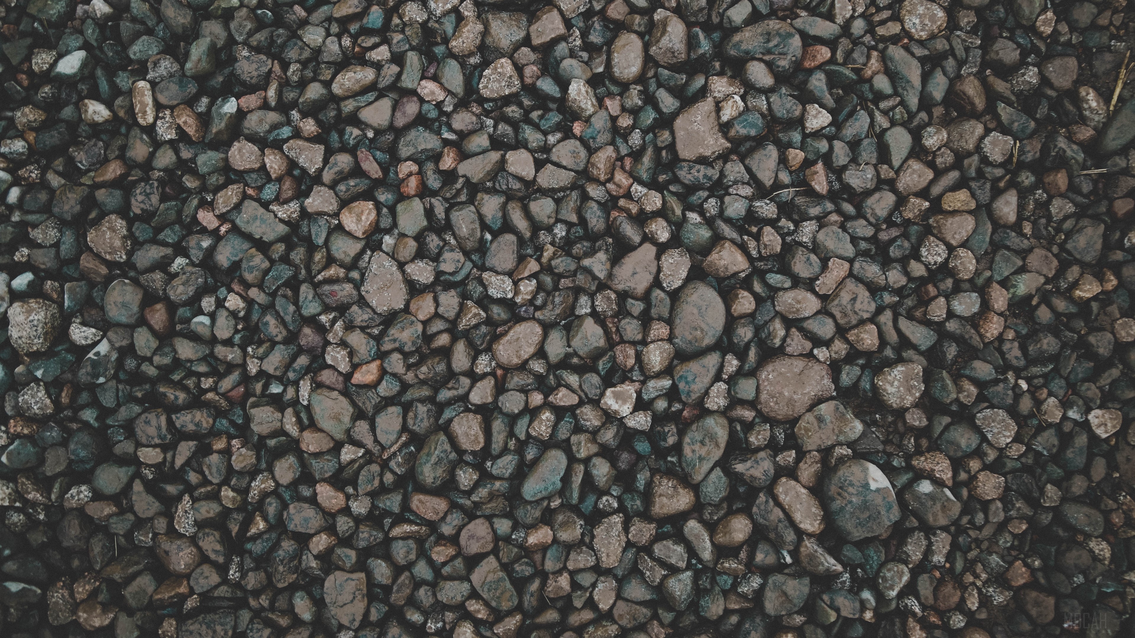Wet stones surface 4K HD Wallpaper