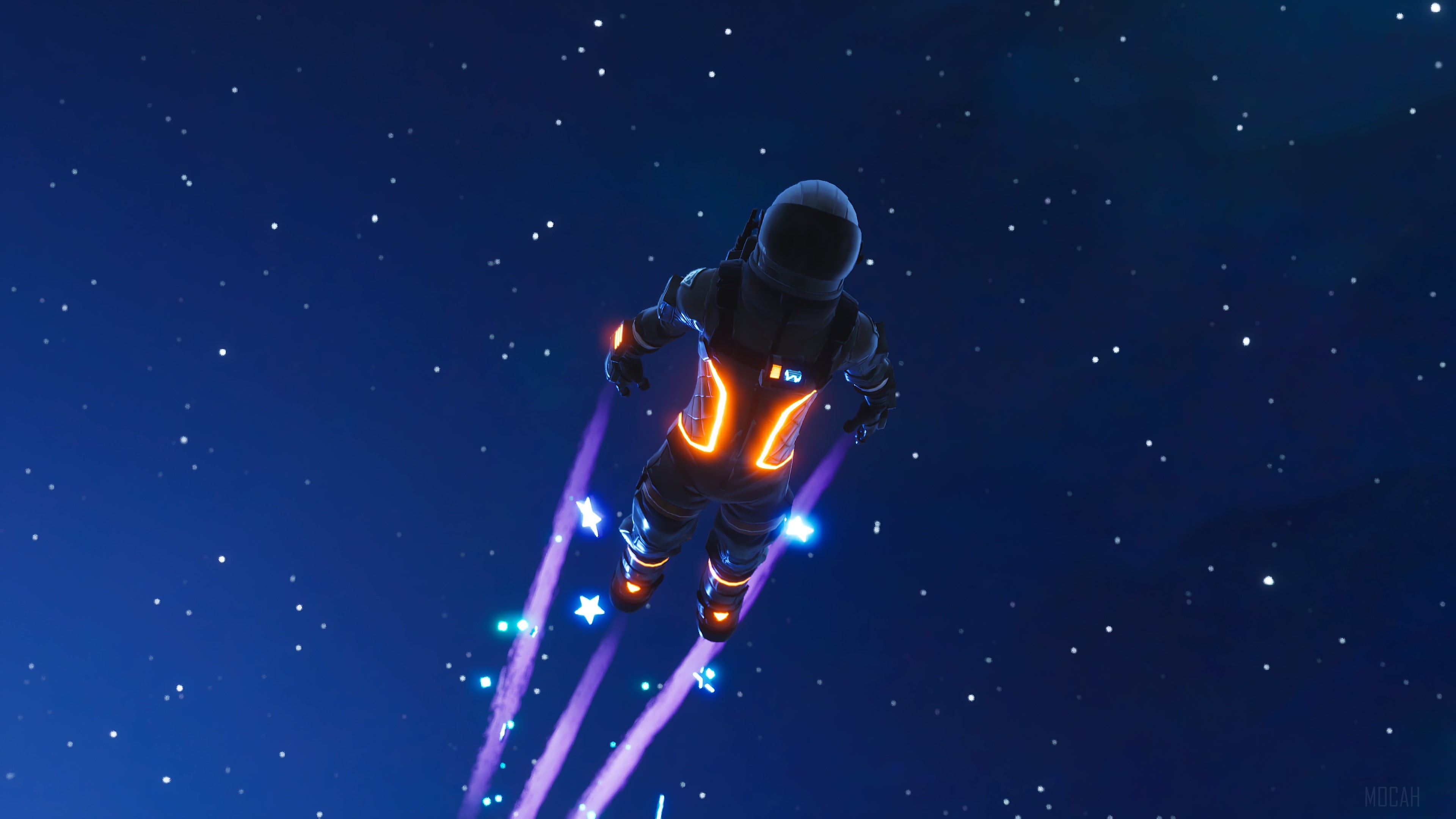 Dark Voyager from Fortnite Battle Royale 4K HD Wallpaper