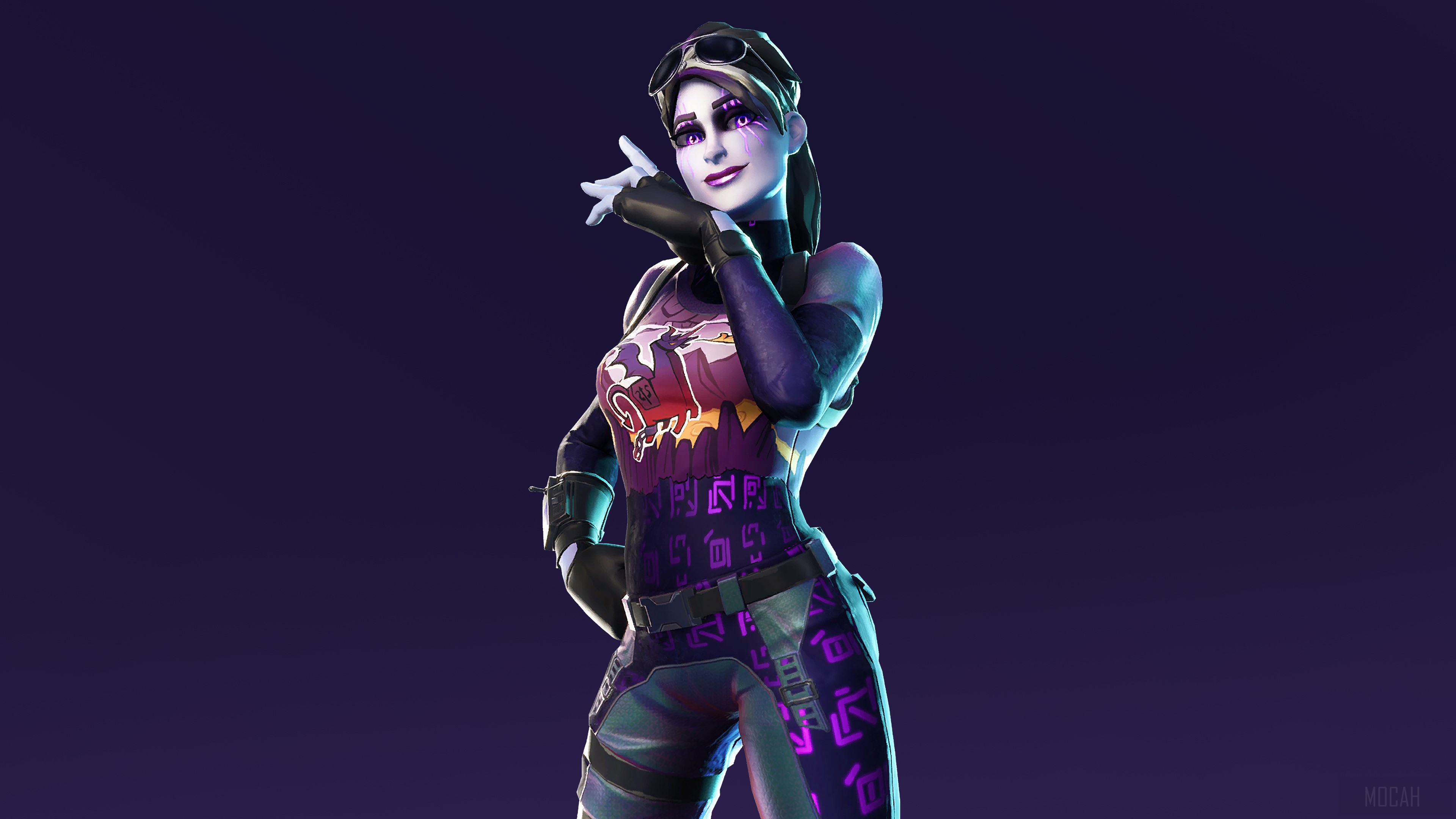 Dark Bomber from Fortnite Battle Royale 4K HD Wallpaper