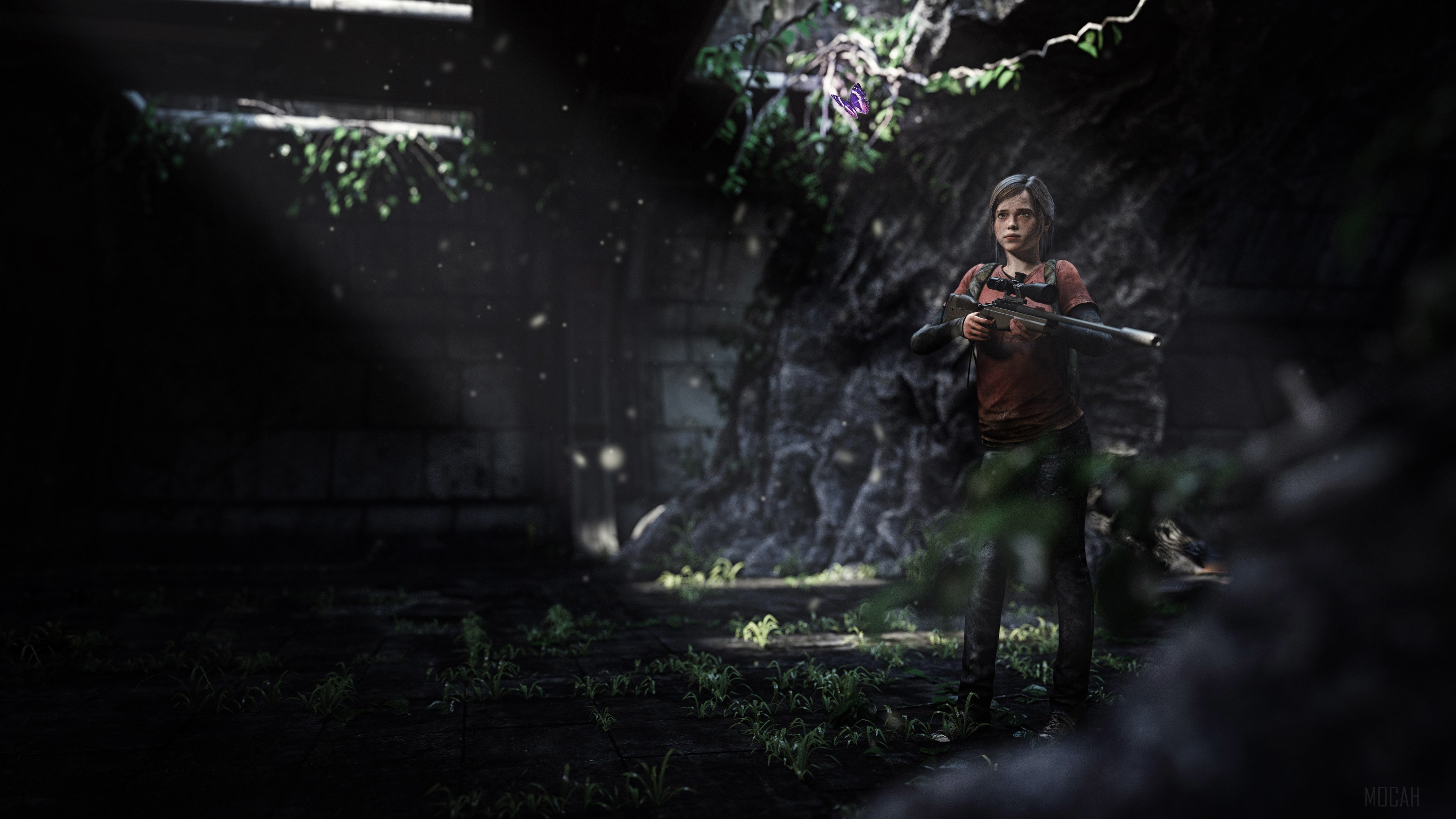 Ellie from The Last of Us 3D Art 4K HD Wallpaper