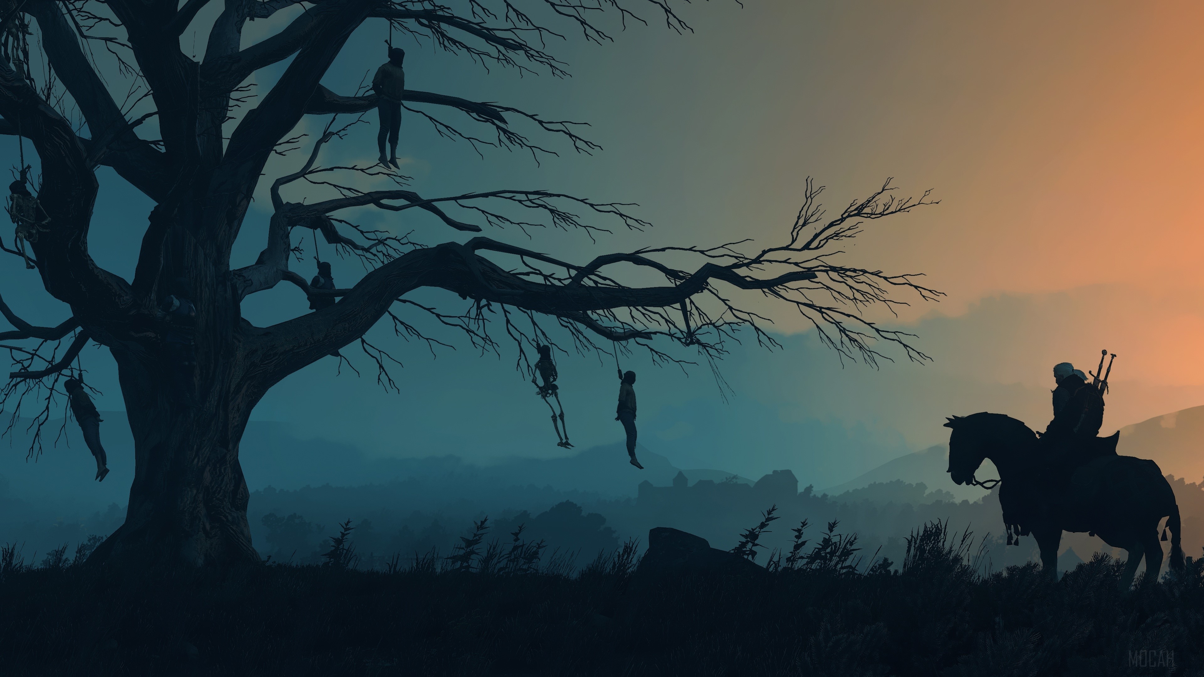 Geralt of Rivia from The Witcher 3 Wild Hunt 4K HD Wallpaper