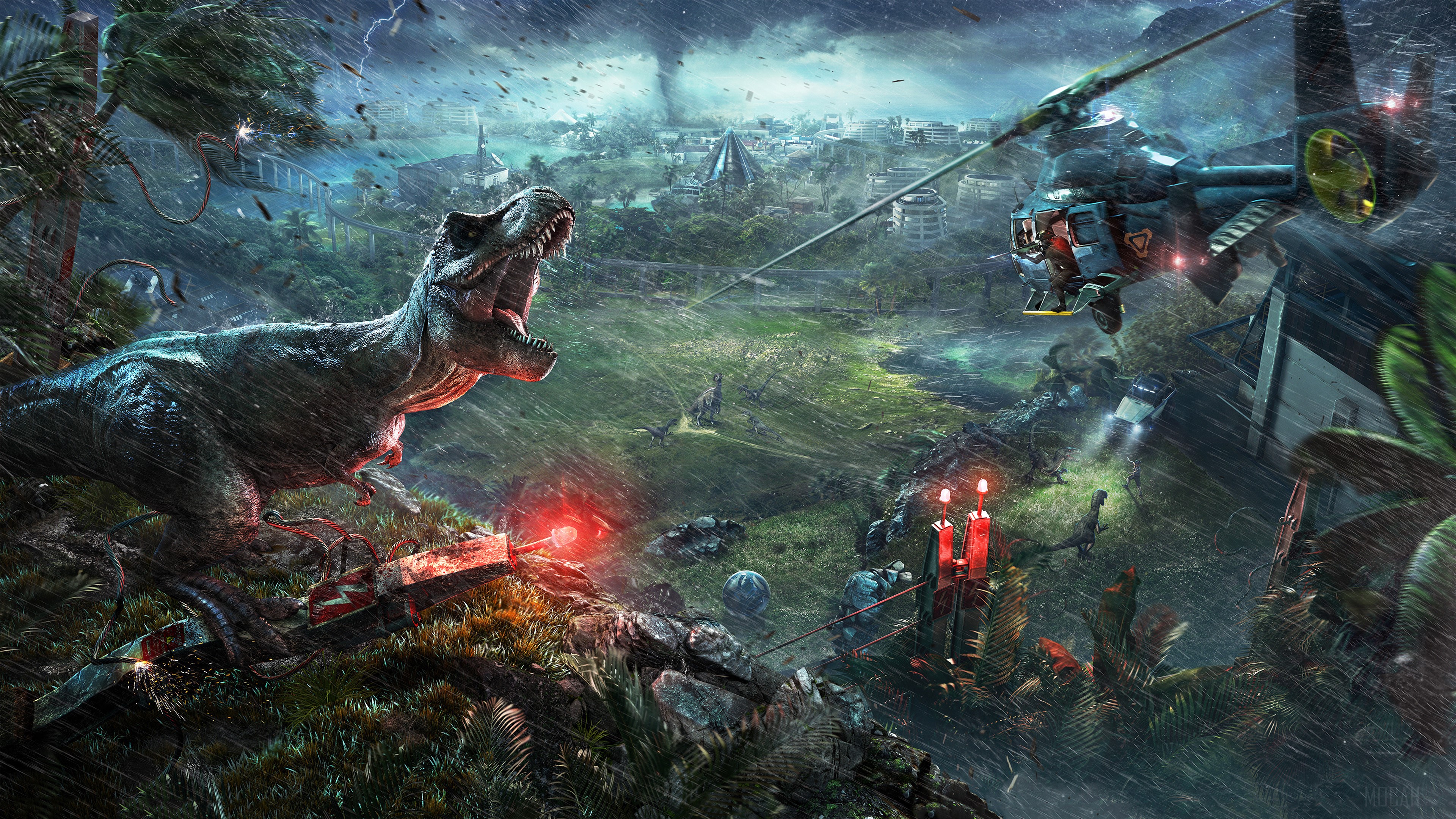 Jurassic World Evolution 4K HD Wallpaper