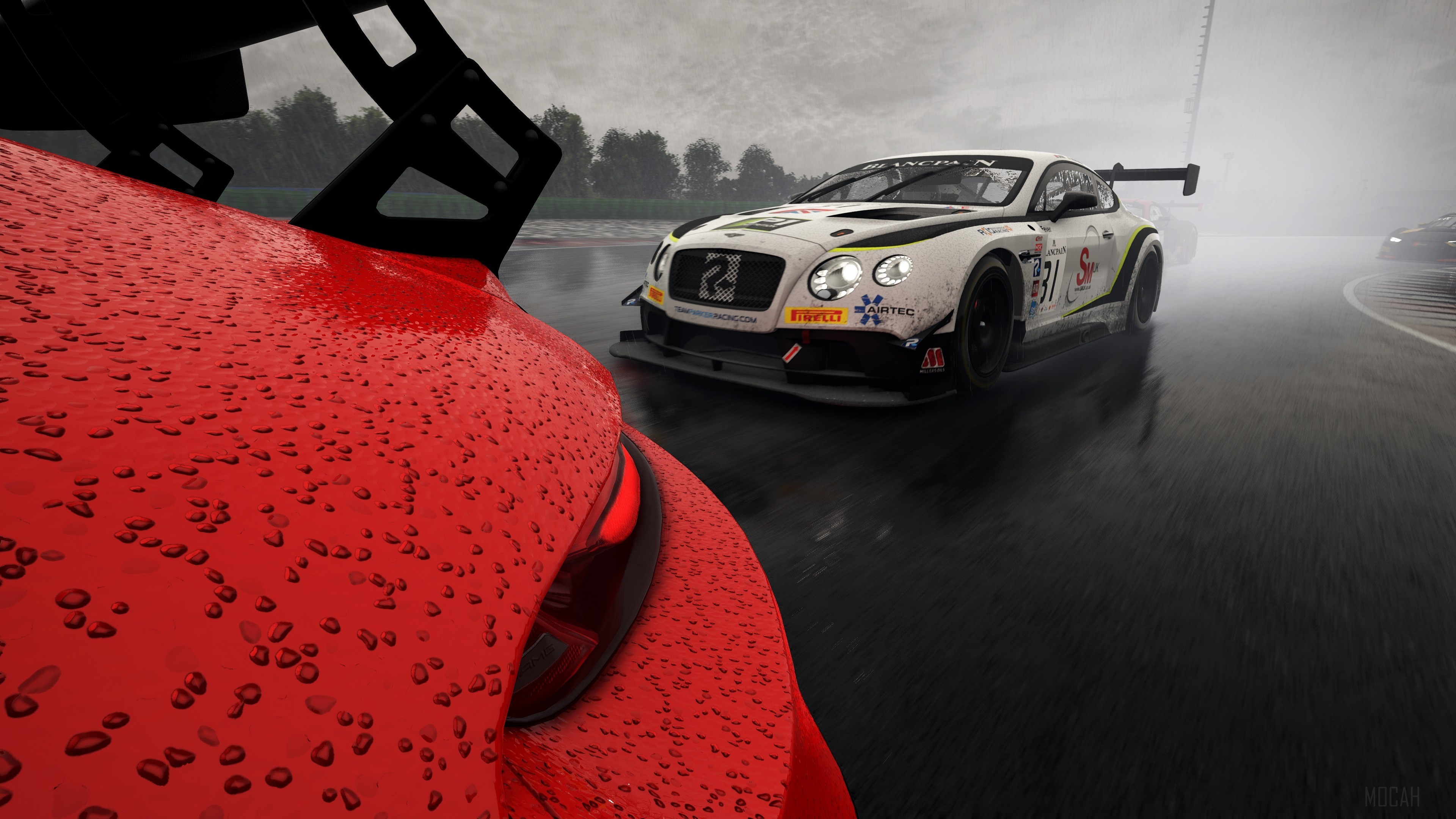 Assetto Corsa Competizione 4K Bentley Race Cars HD Wallpaper