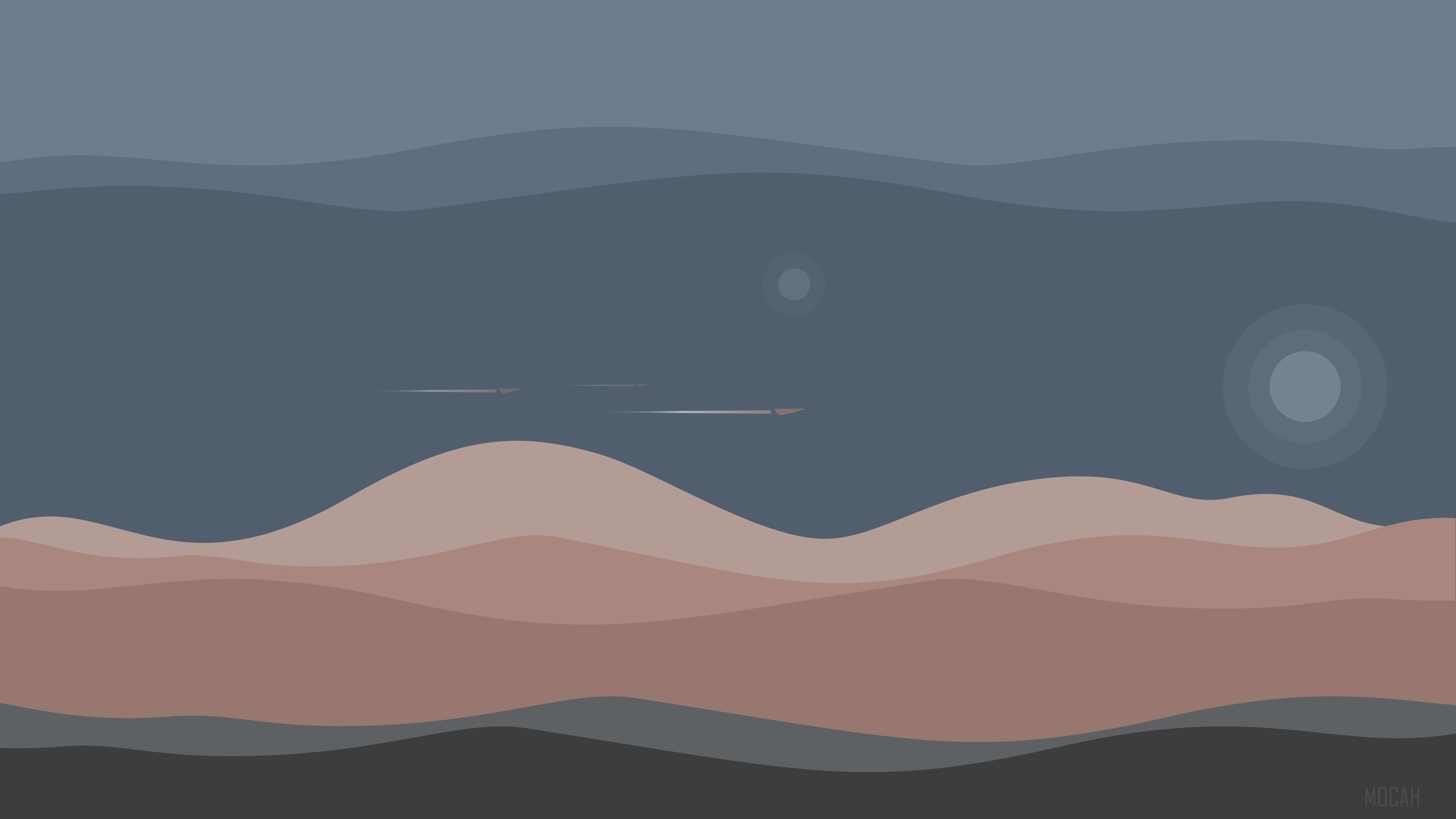 Dunes at Night 4K HD Wallpaper