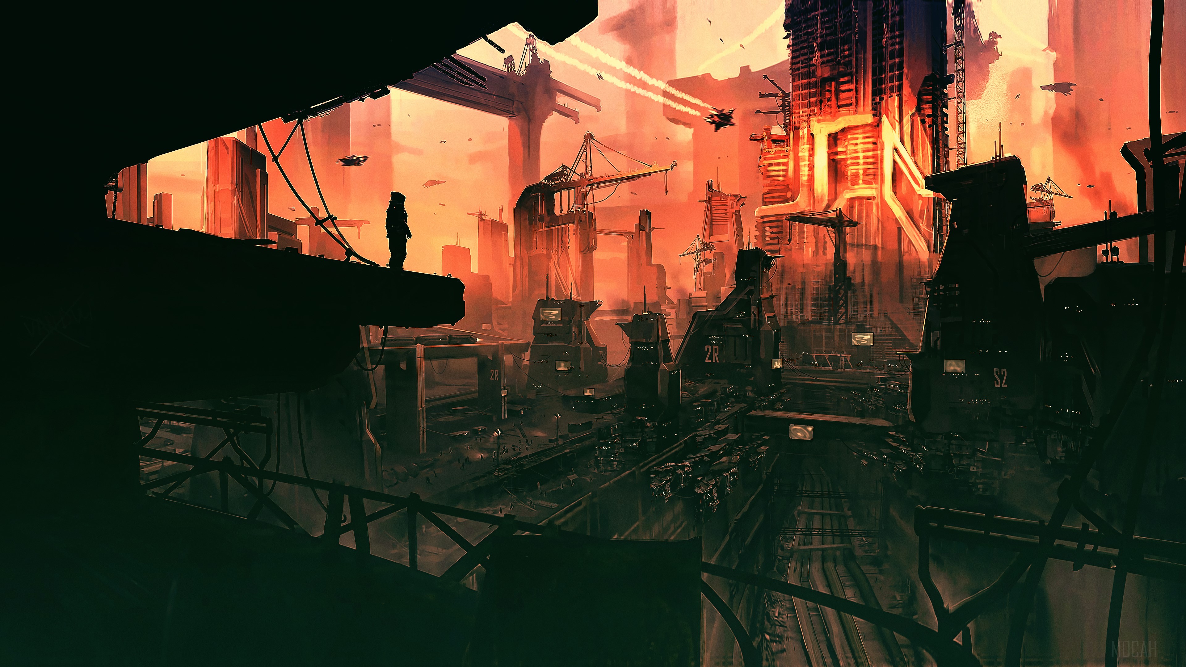 Science Fiction Concept Art HD Wallpaper