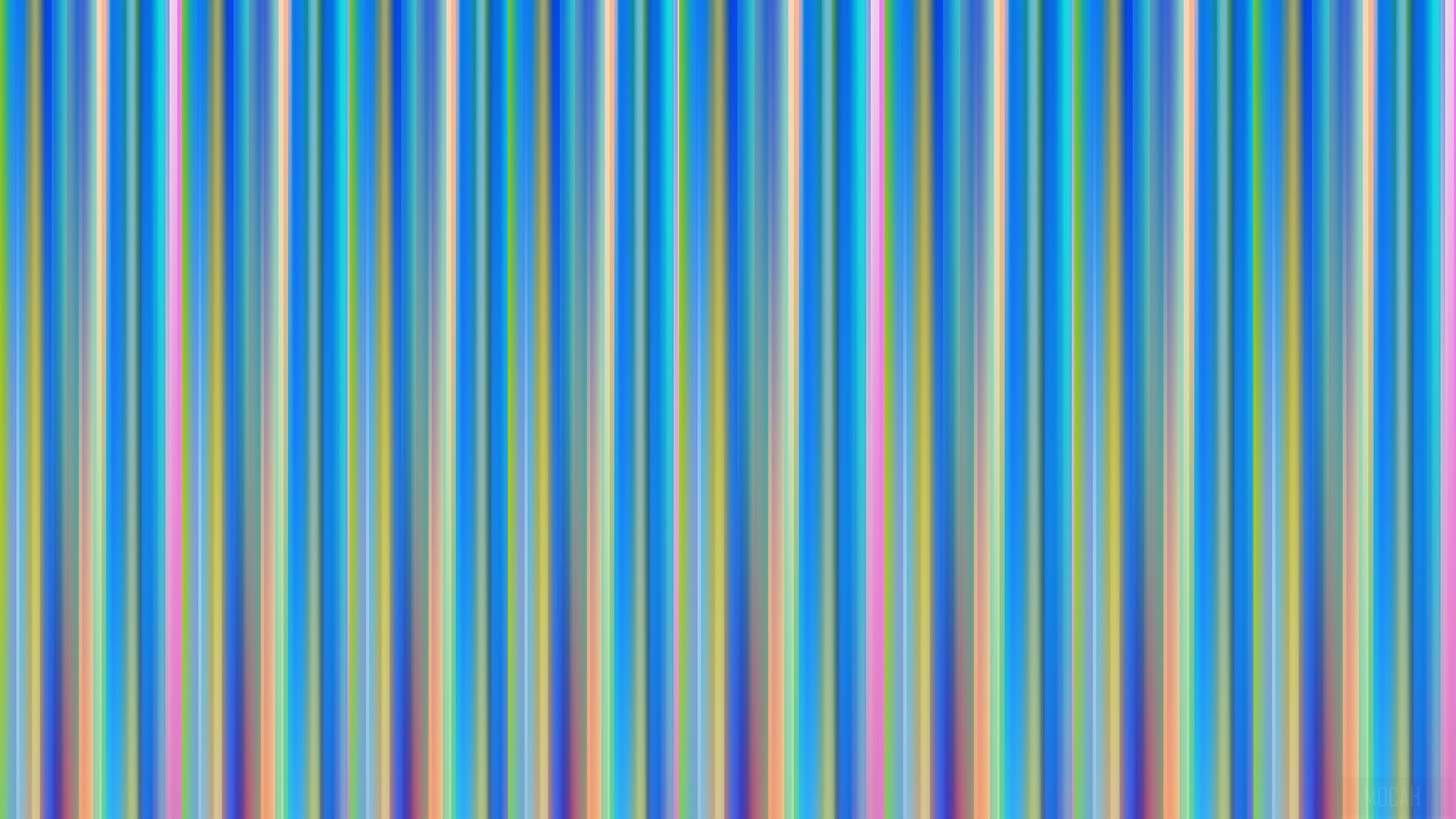 Colorful Stripes Pattern 4K HD Wallpaper