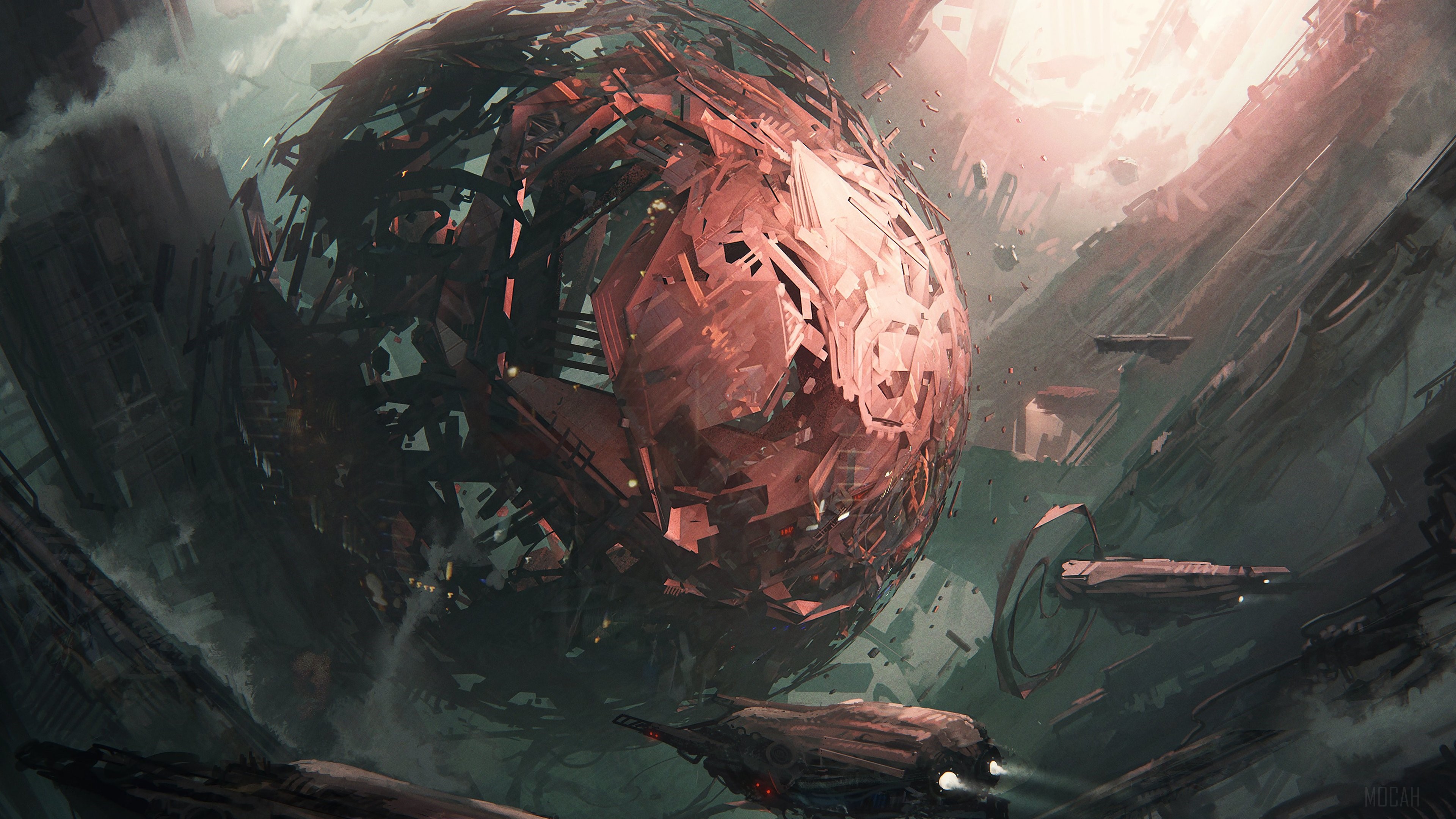 Futuristic Sci-Fi Artwork 4K HD Wallpaper