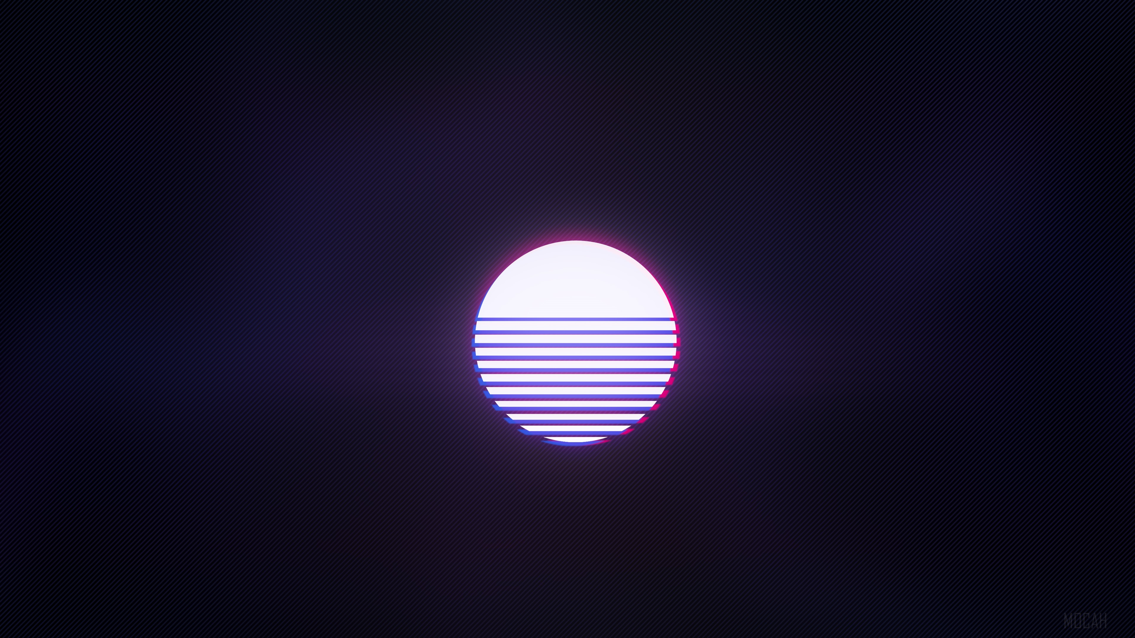 Retrowave Sun HD Wallpaper