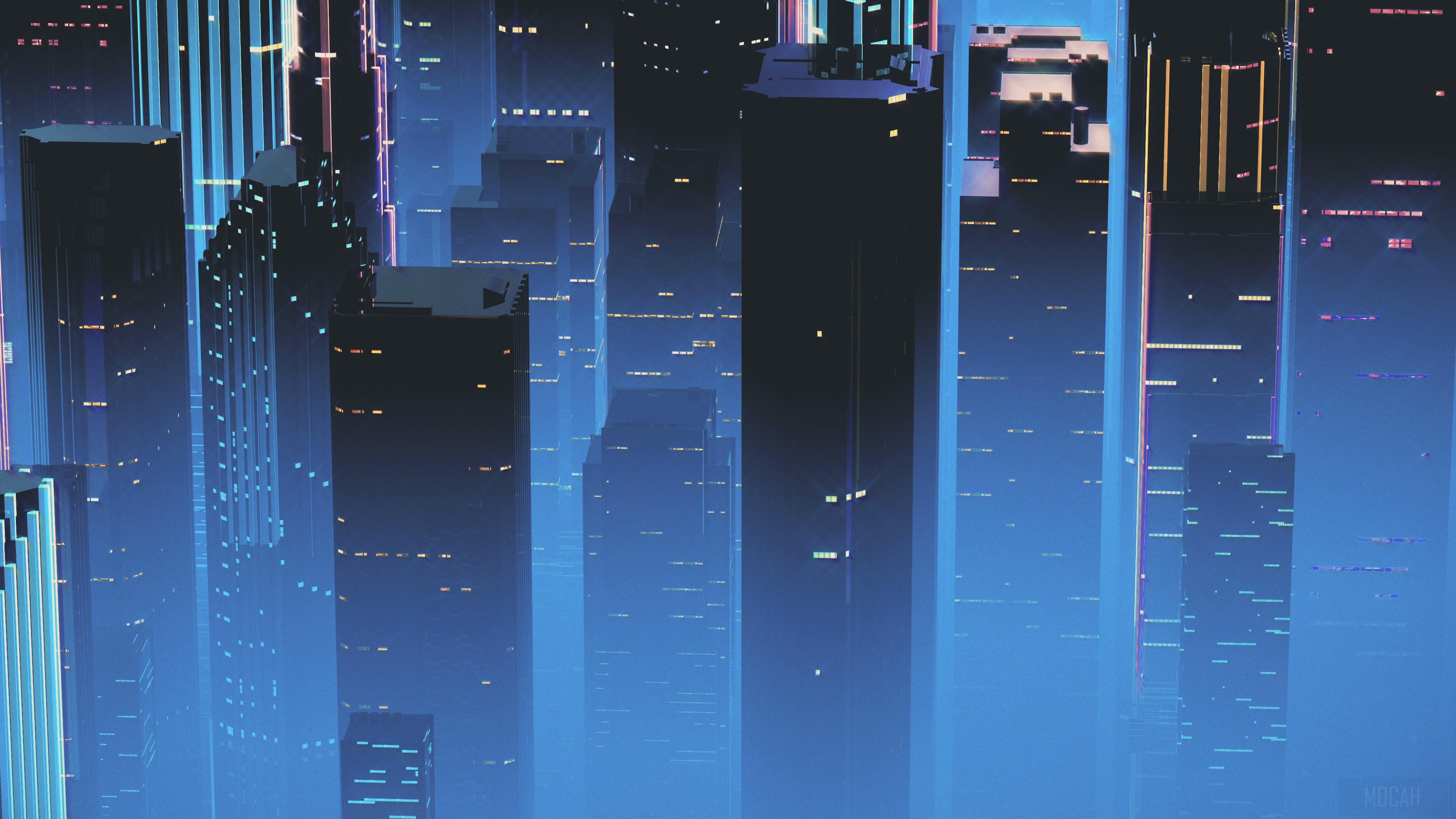 Minimalist Skyscraper Buildings 4K HD Wallpaper