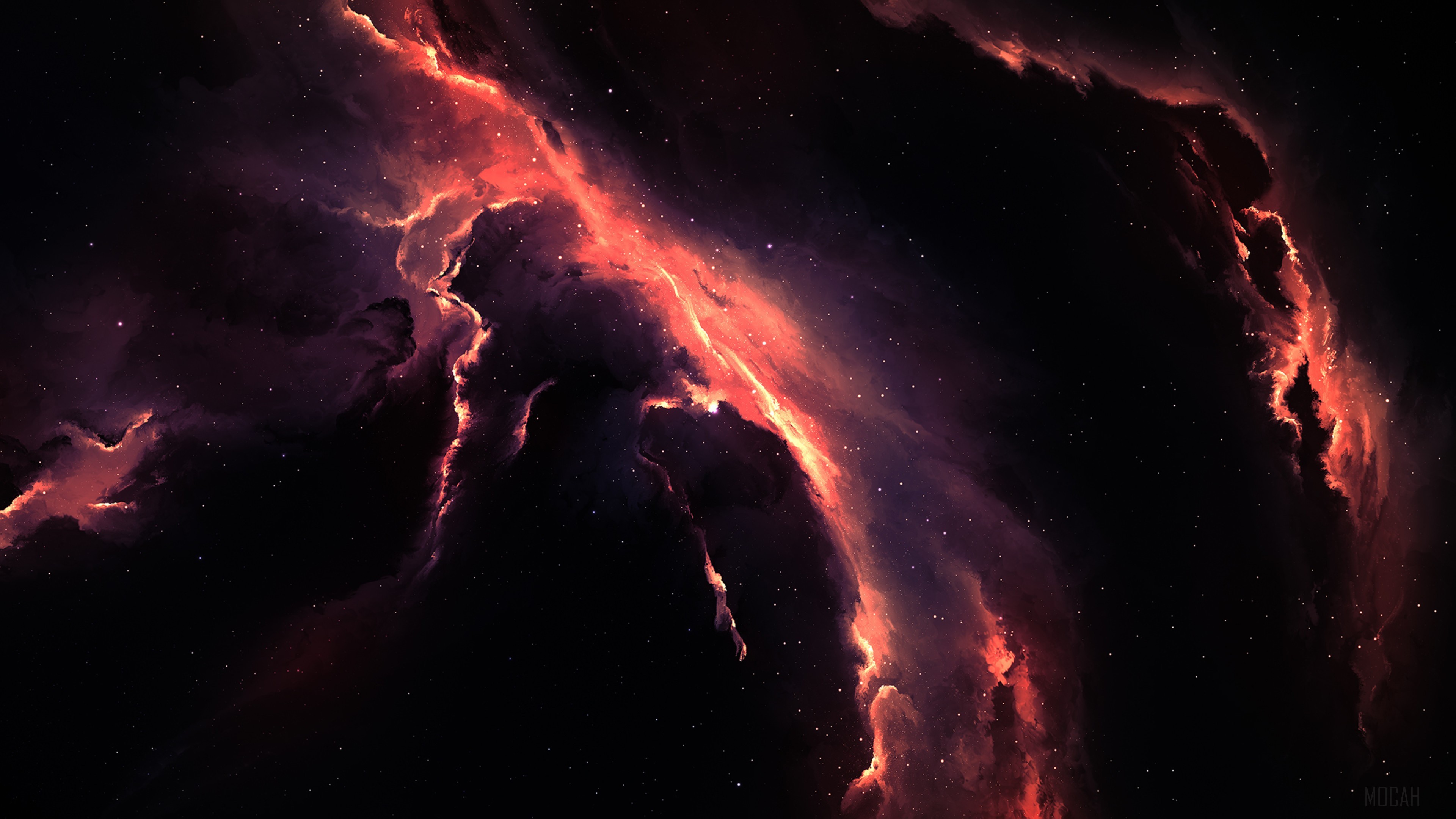 Nebula 4K Digital Art HD Wallpaper