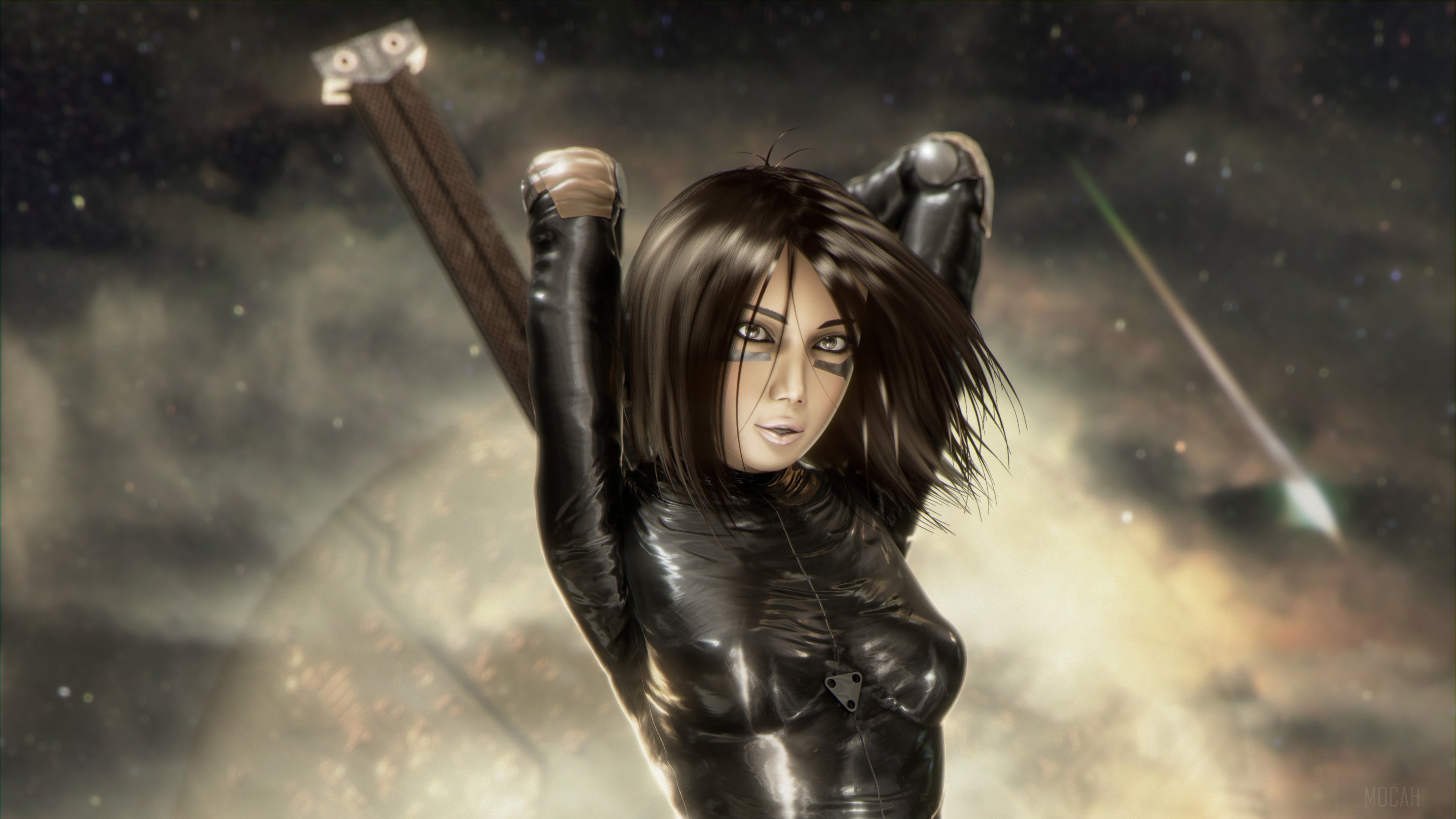 Alita from Alita Battle Angel 4K HD Wallpaper